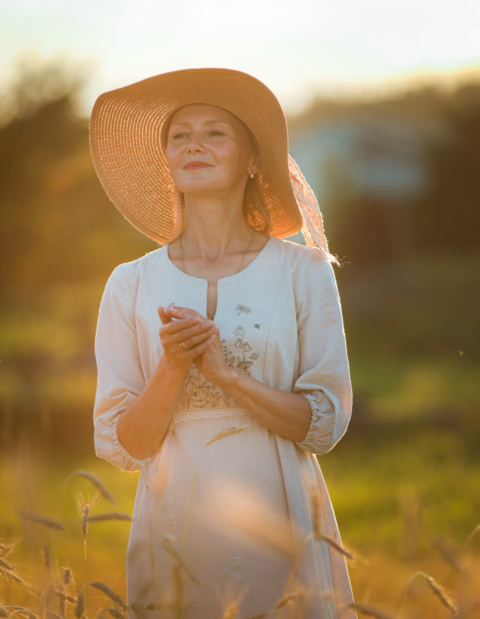 Фотосессия во ржи в Петрозаводске. Фотограф Варвара Ермоленко