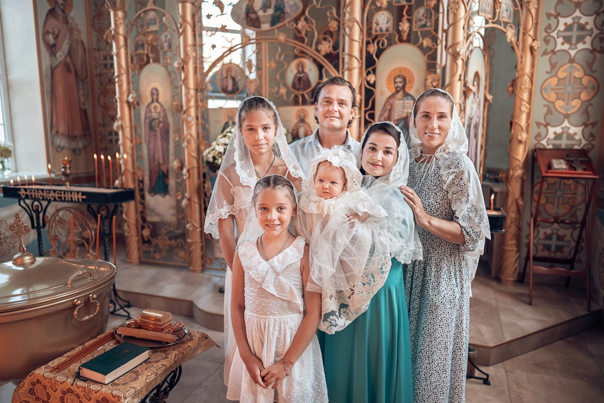 Крещение в храме ап.Андрея Первозванного г. Севастополь. Церковный фотограф Севастополь