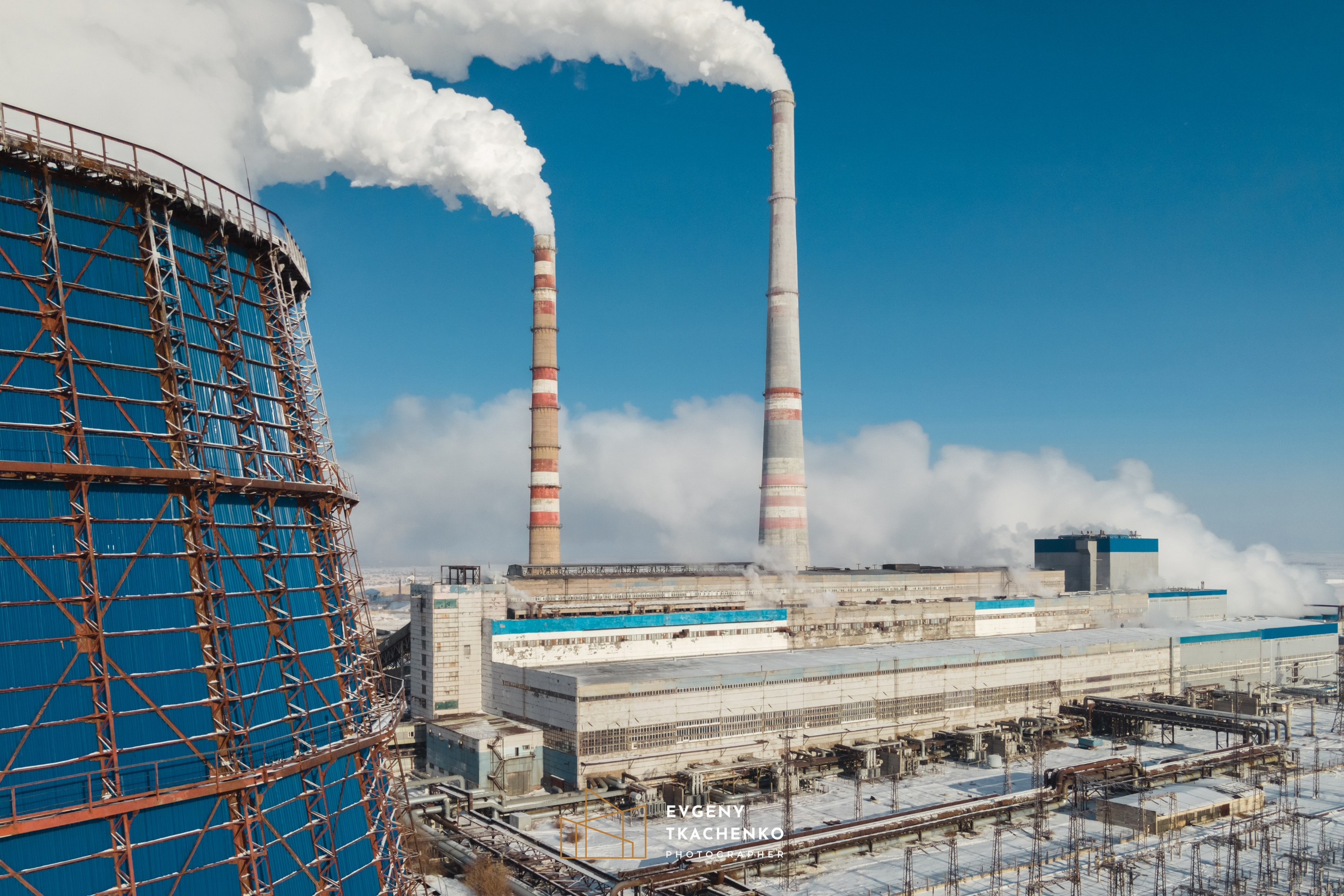 Карагандинская ТЭЦ-3. Архитектурный и интерьерный фотограф в Казахстане