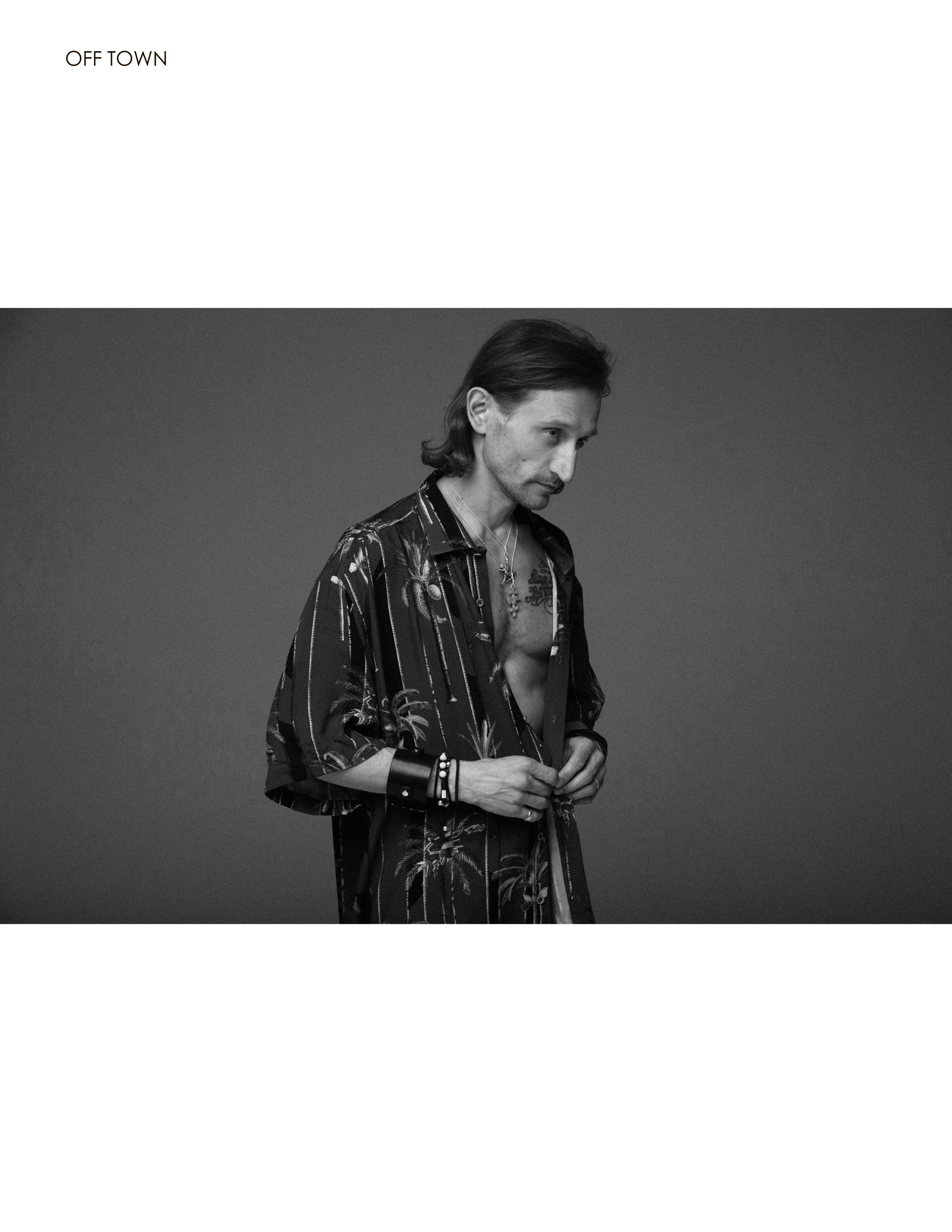 Мужской студийный портрет для журнала. Фотограф Дарья Едапина Новосибирск