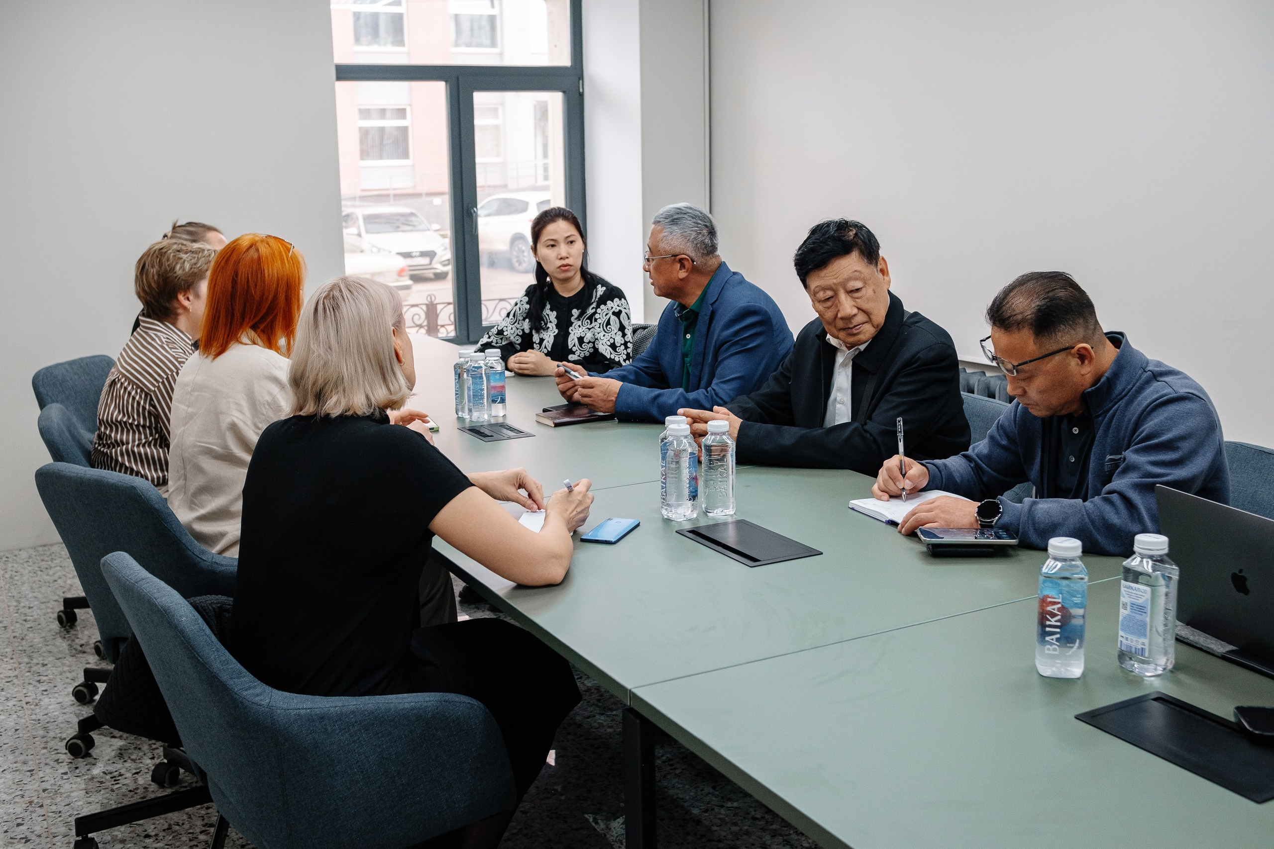 Делегация Китая в Ивановской текстильной компании