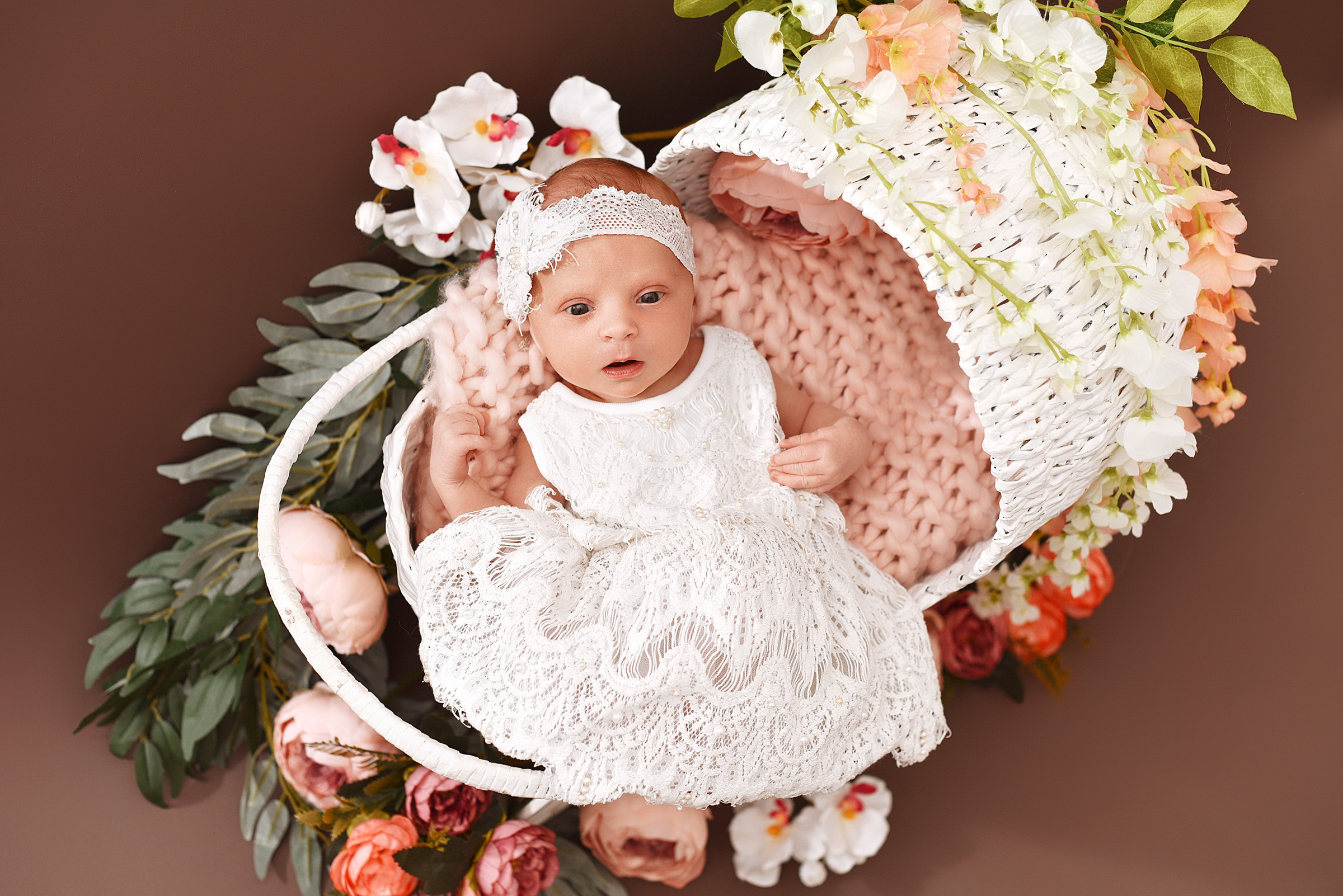 Полиночка — 7 дней. Фотограф беременности и новорожденных малышей Анастасия Никитина