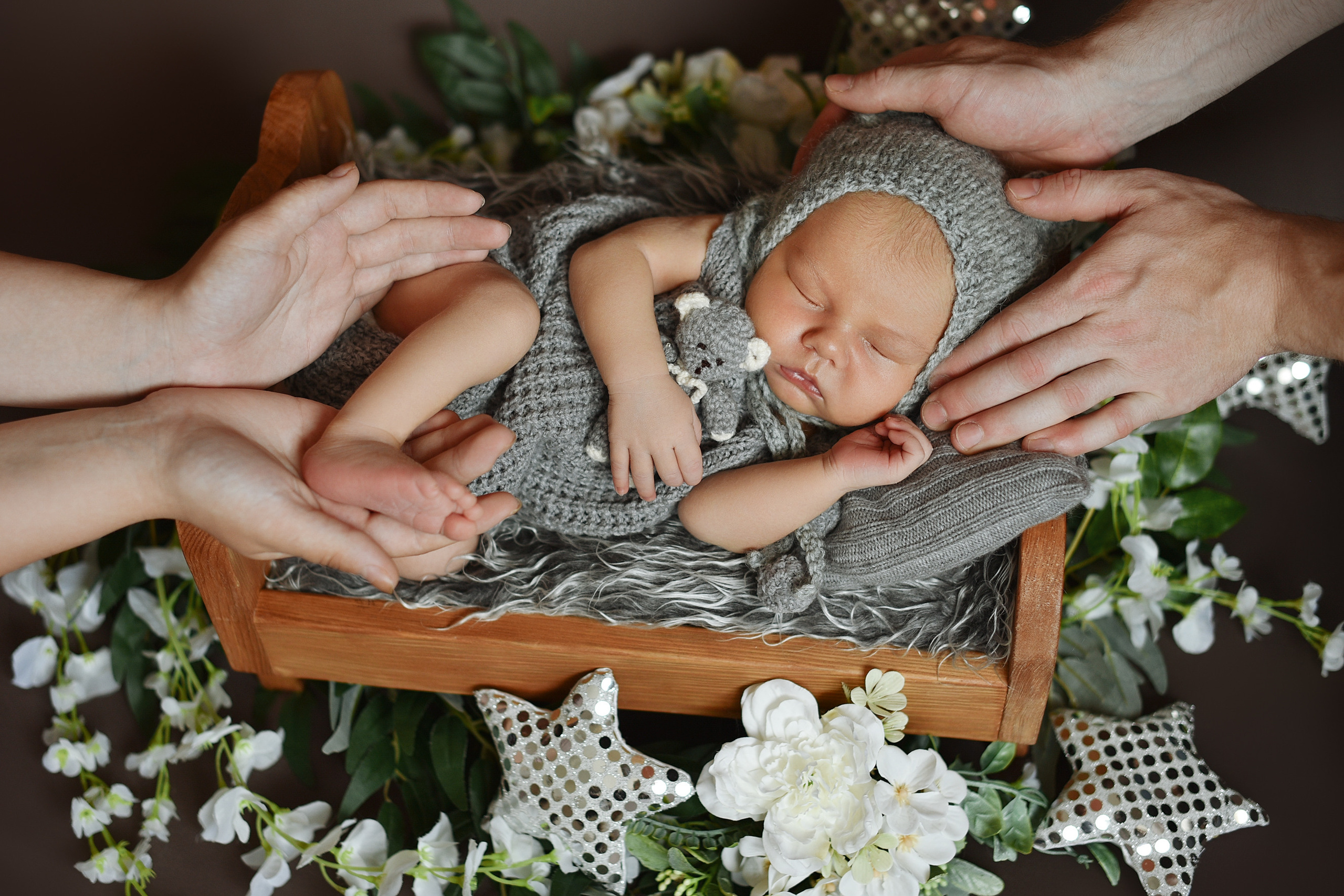 Артем — 12 дней. Фотограф беременности и новорожденных малышей Анастасия Никитина