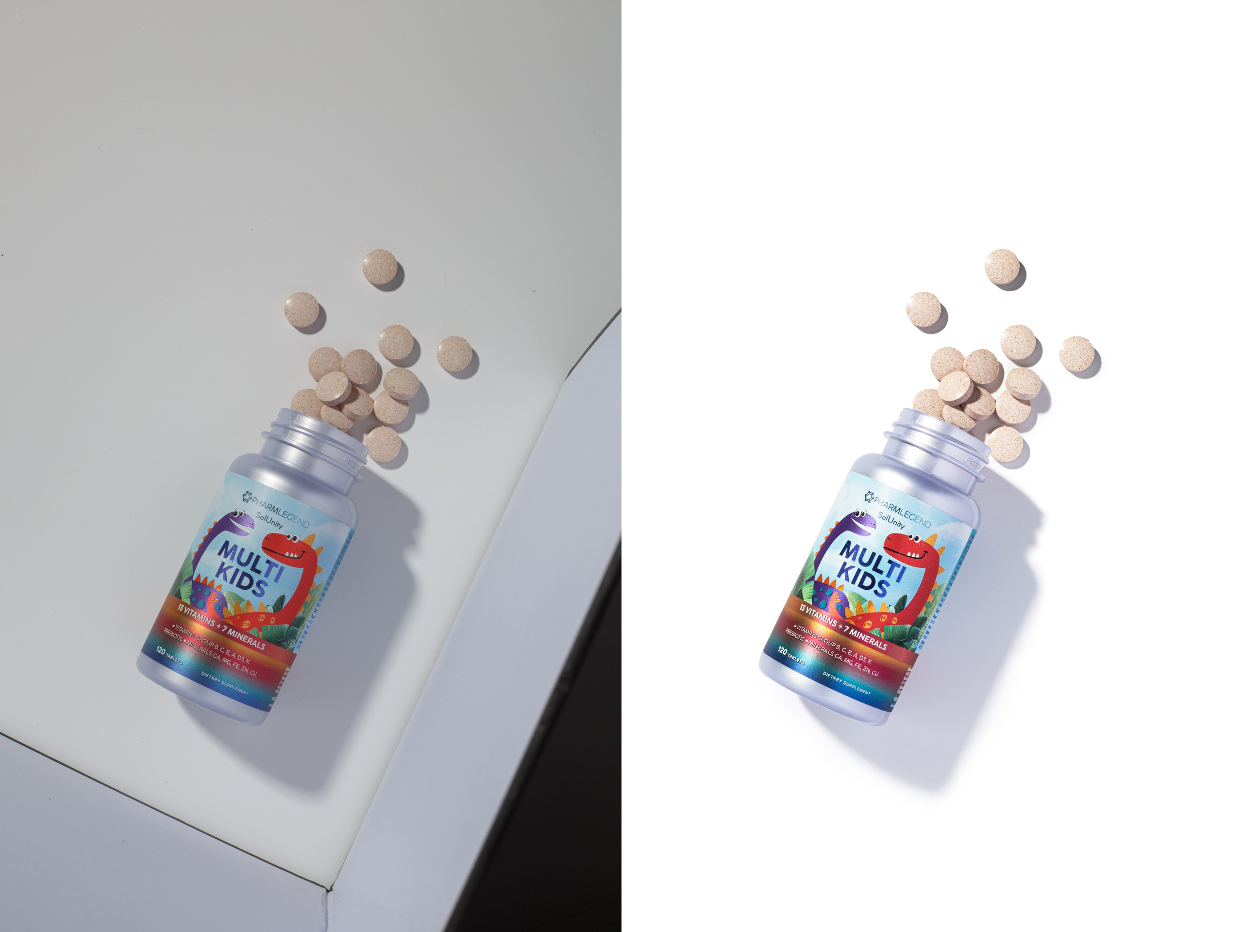 Ретушь фотографий витаминов и БАДов | Студия SVITHART