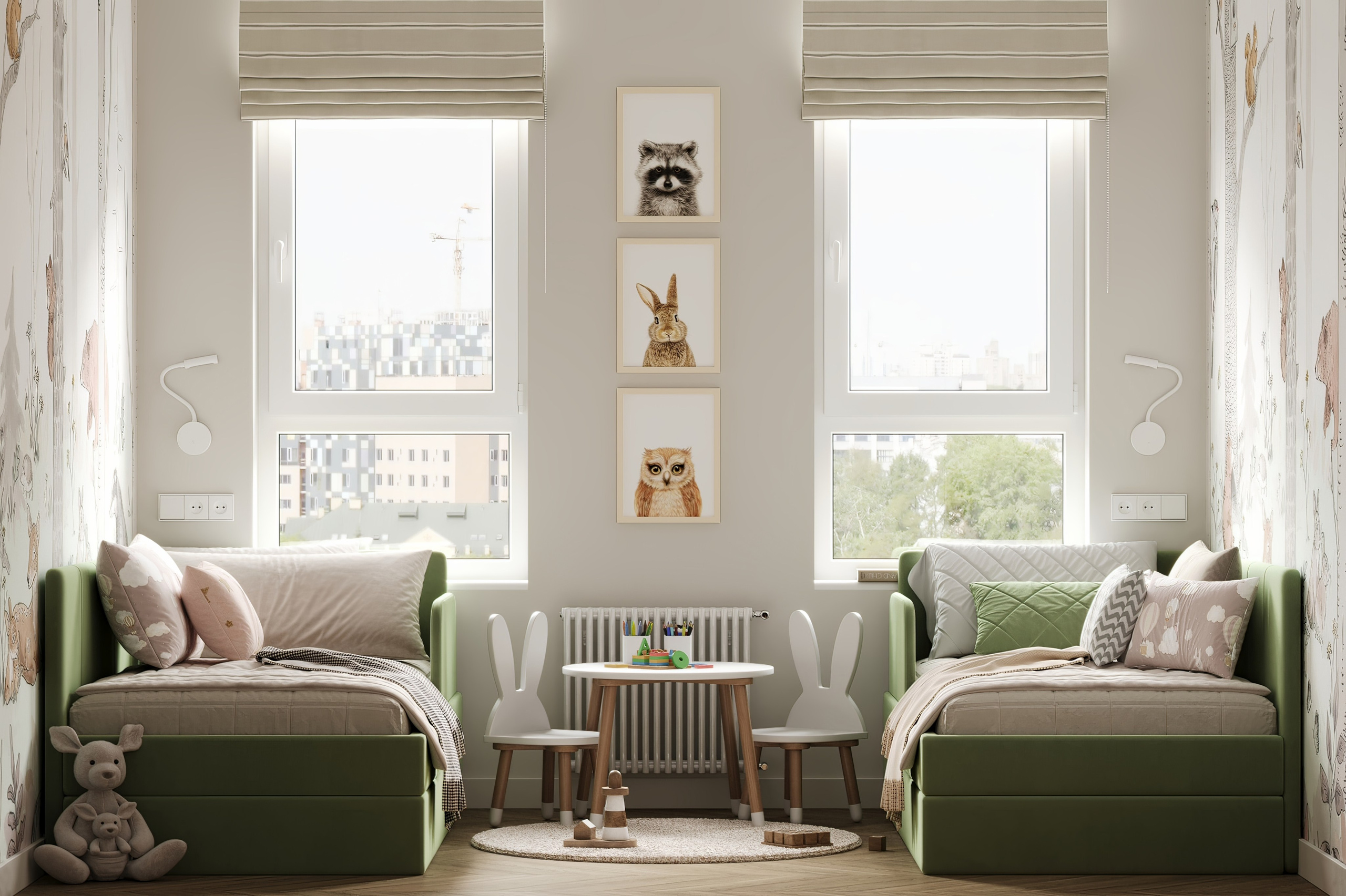 Визуализация квартиры ЖК Дзен-кварталы 70.2 m². Заказать 3d визуализацию интерьеров — Дарья Веденёва