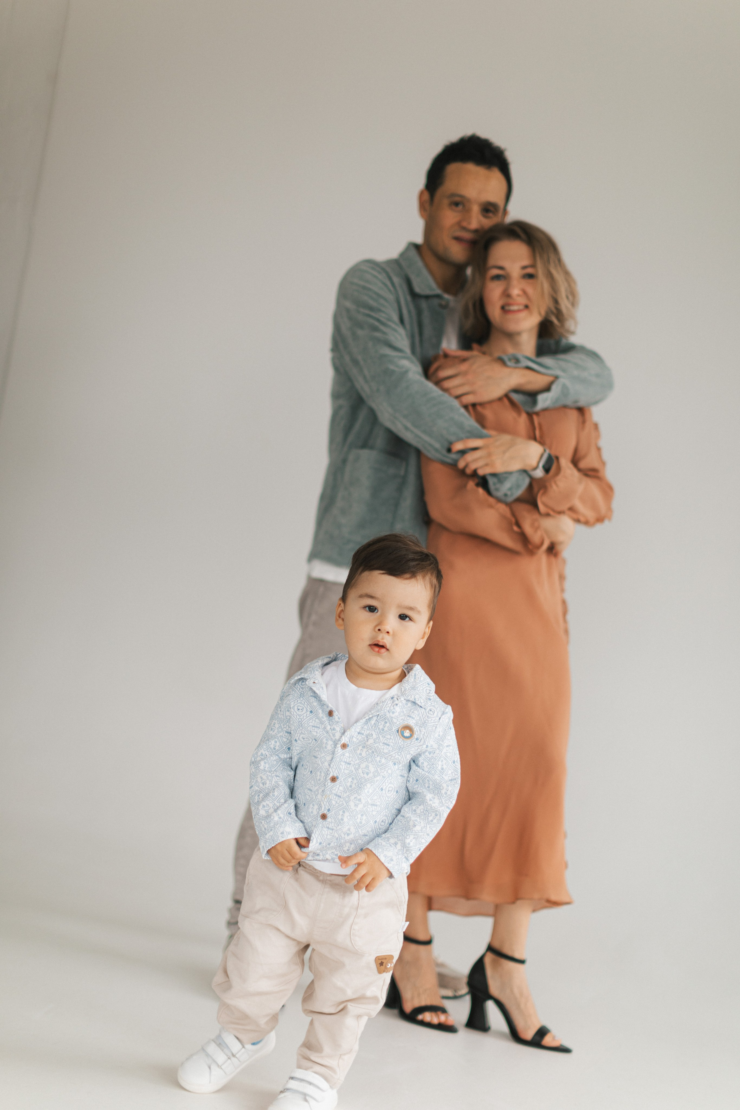 Малыш Ян, Мама и Папа. Фотограф Москва