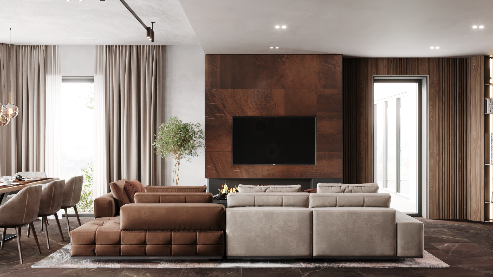 Дом в Подмосковье. Дизайнер интерьера | Сабир Ульмаскулов