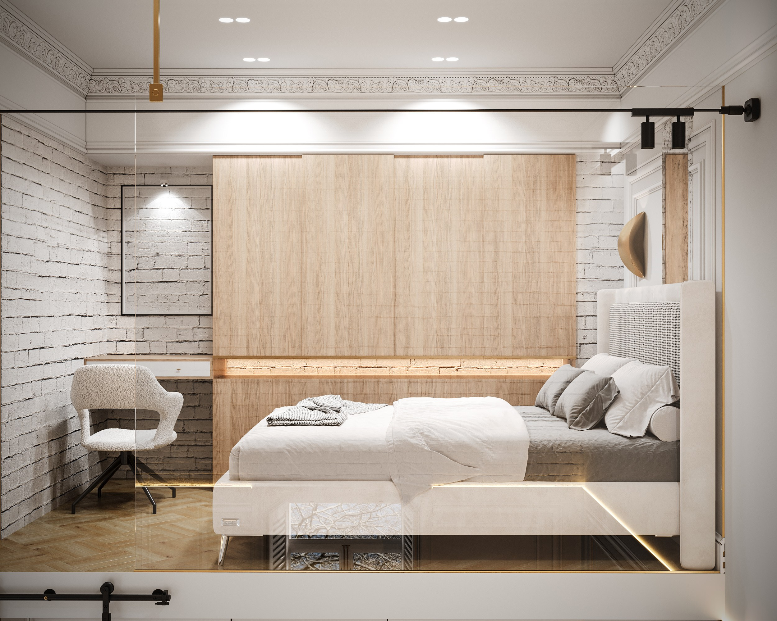 2-х этажная квартира. Студия 3D визуализации