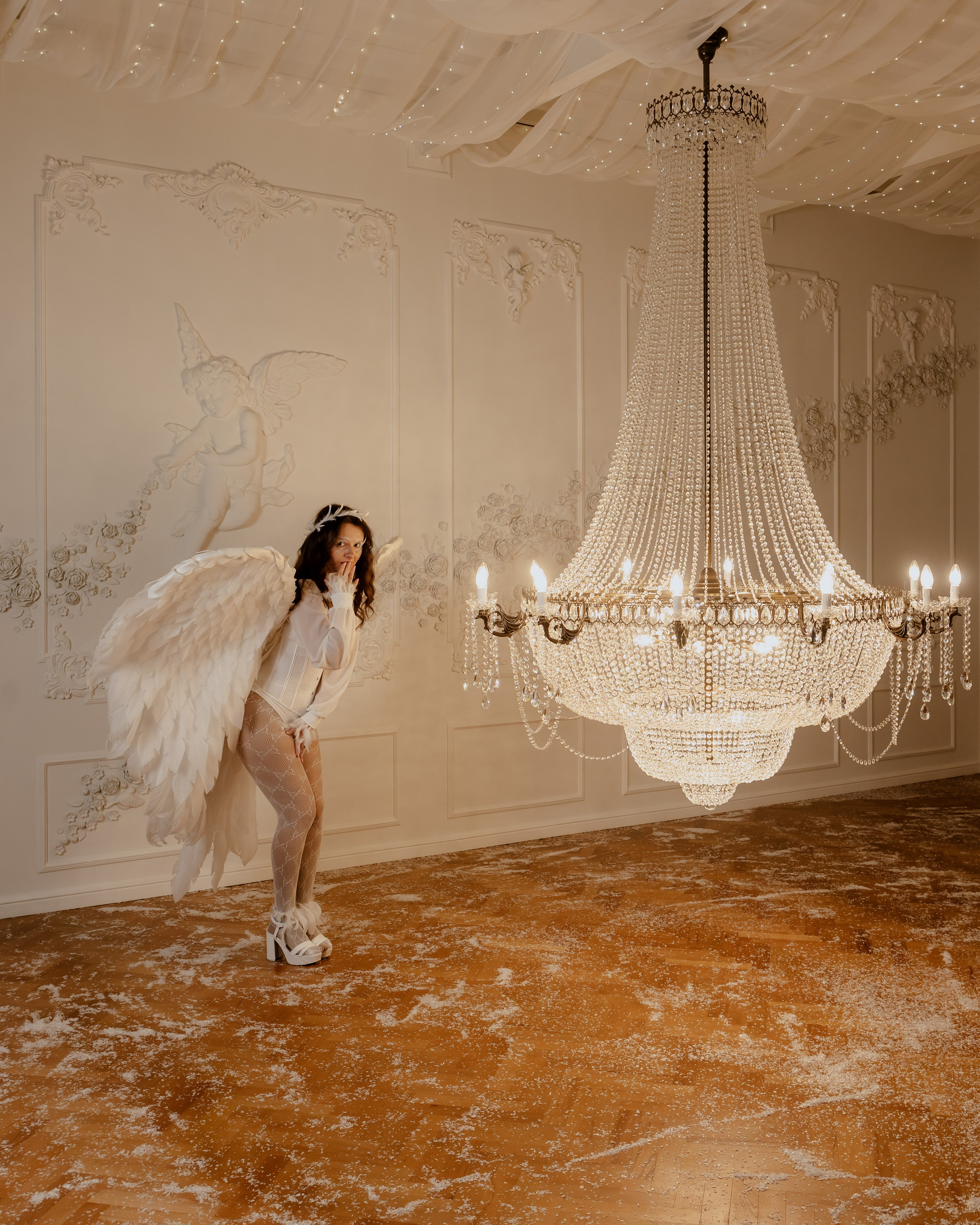 Фотосессия с крыльями ангела. Фотограф в Новосибирске Екатерина Васильева