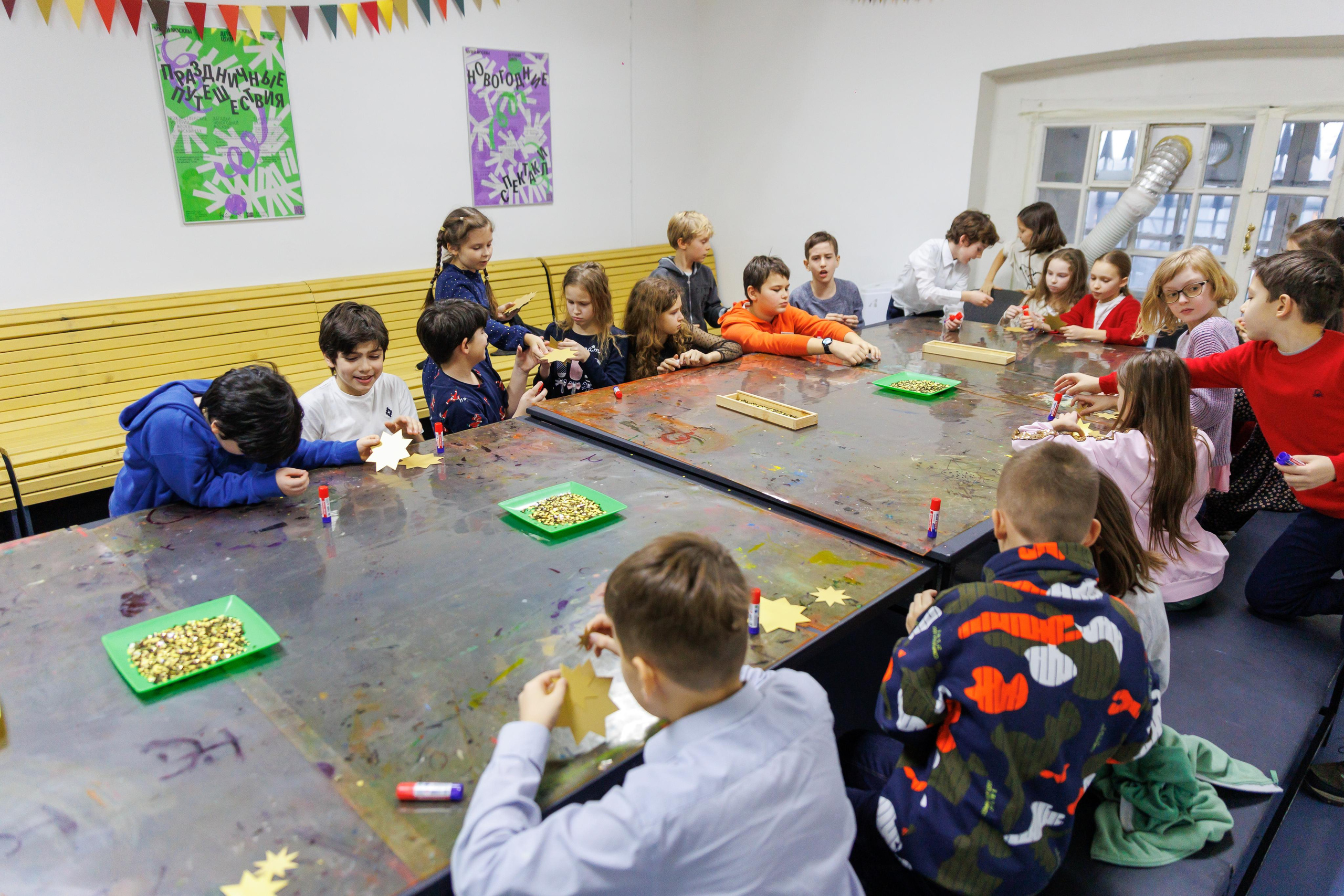 Новогоднее детское мероприятие в Музее Москвы. Фотограф Иван Недорез