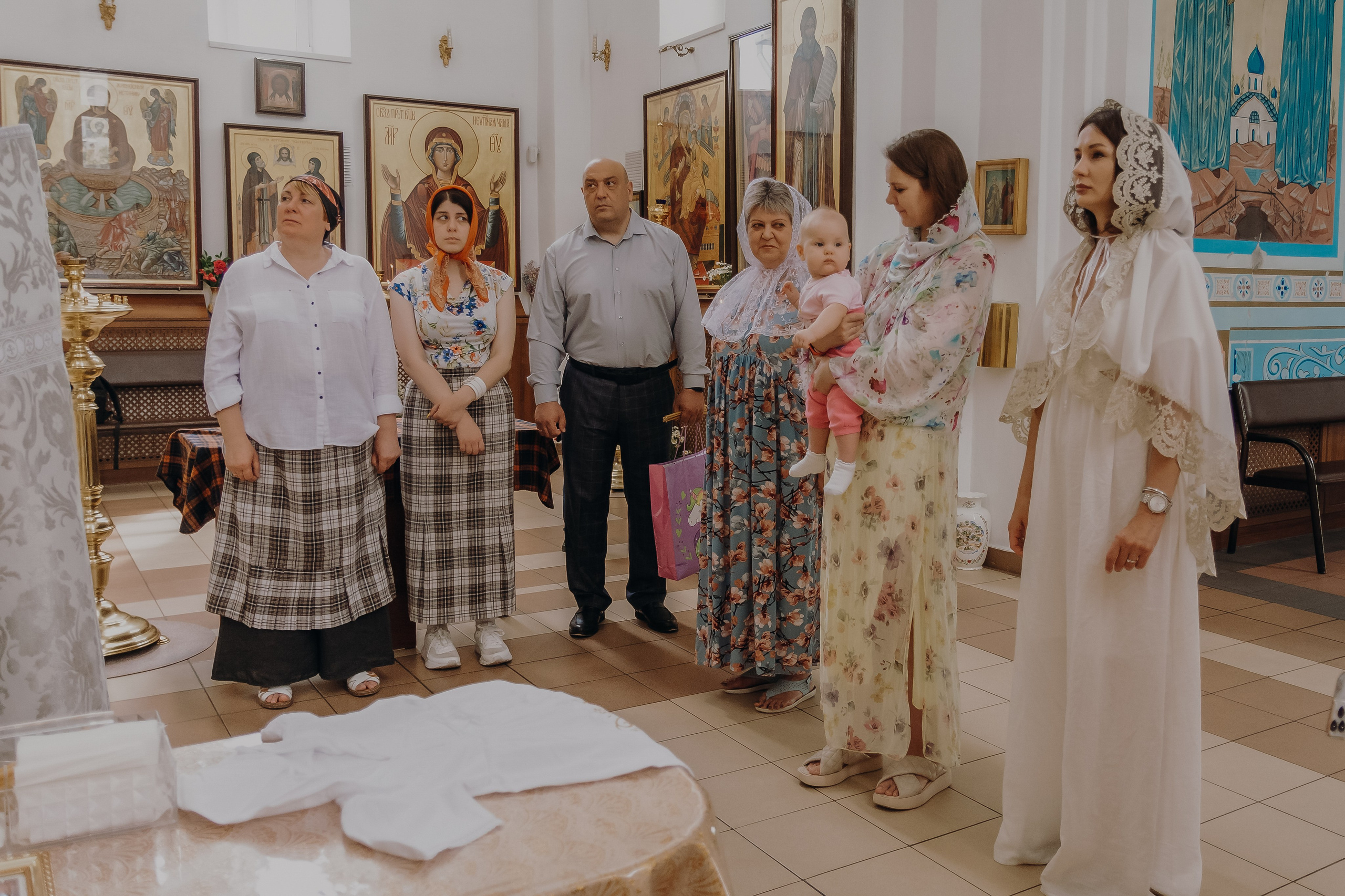 Крещение Таисии. Семейный и детский фотограф Кущ Наташа
