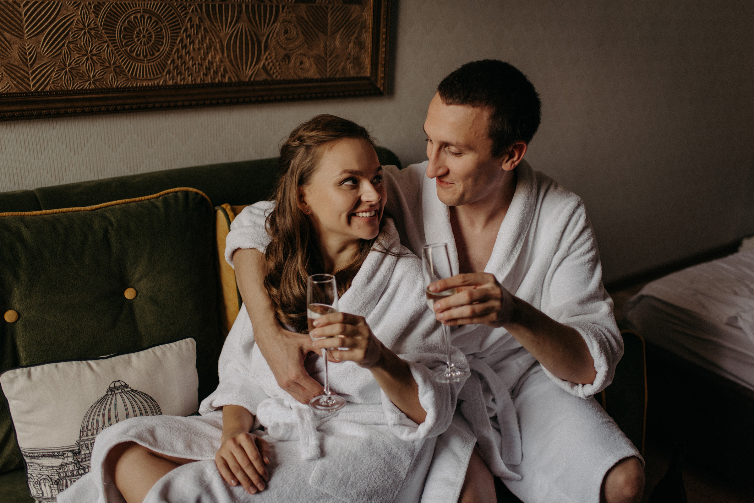 сборы невесты и жениха в отеле agent flat