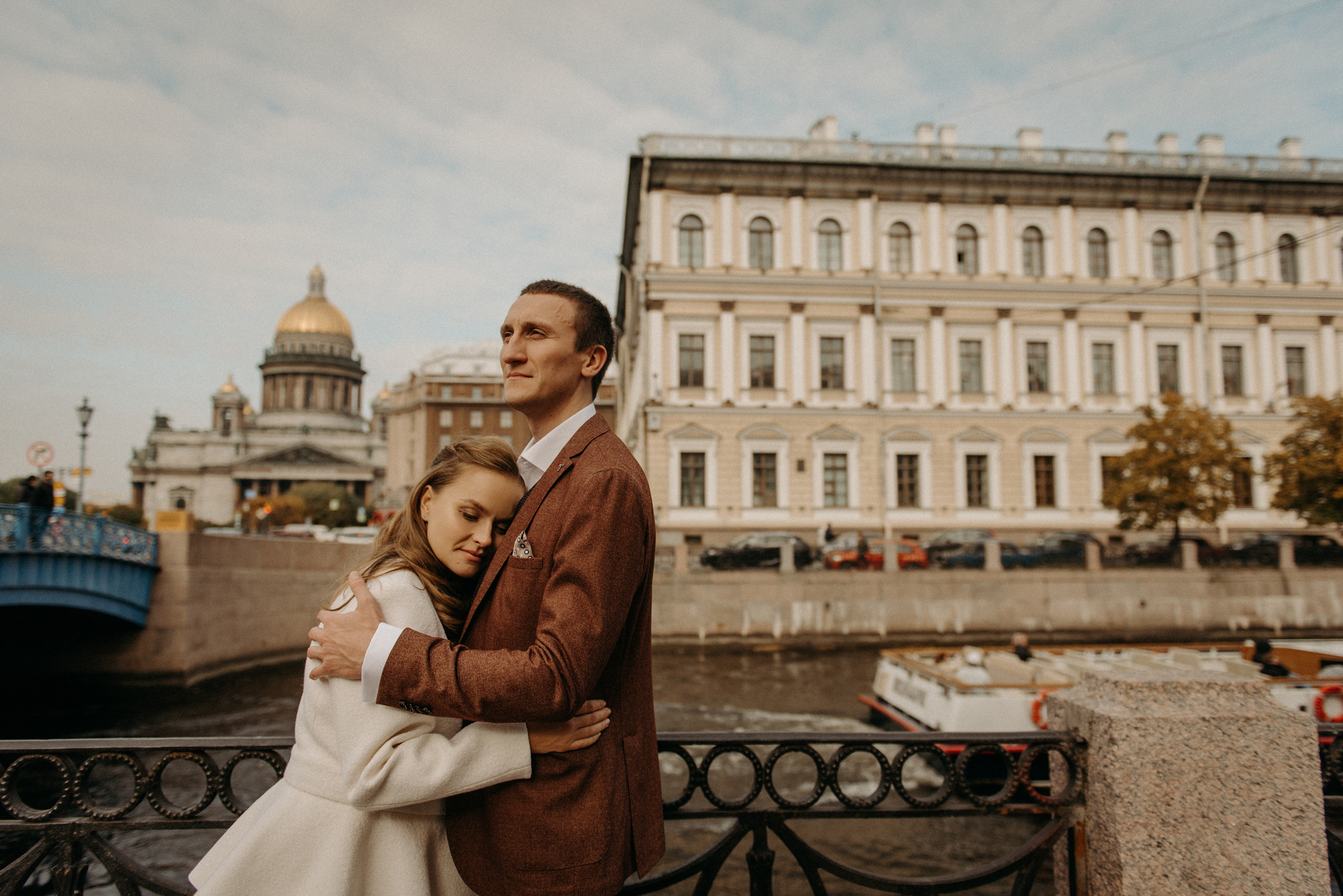 свадебная фотосессия в центре Санкт-Петербурга, фотограф на свадьбу СПб