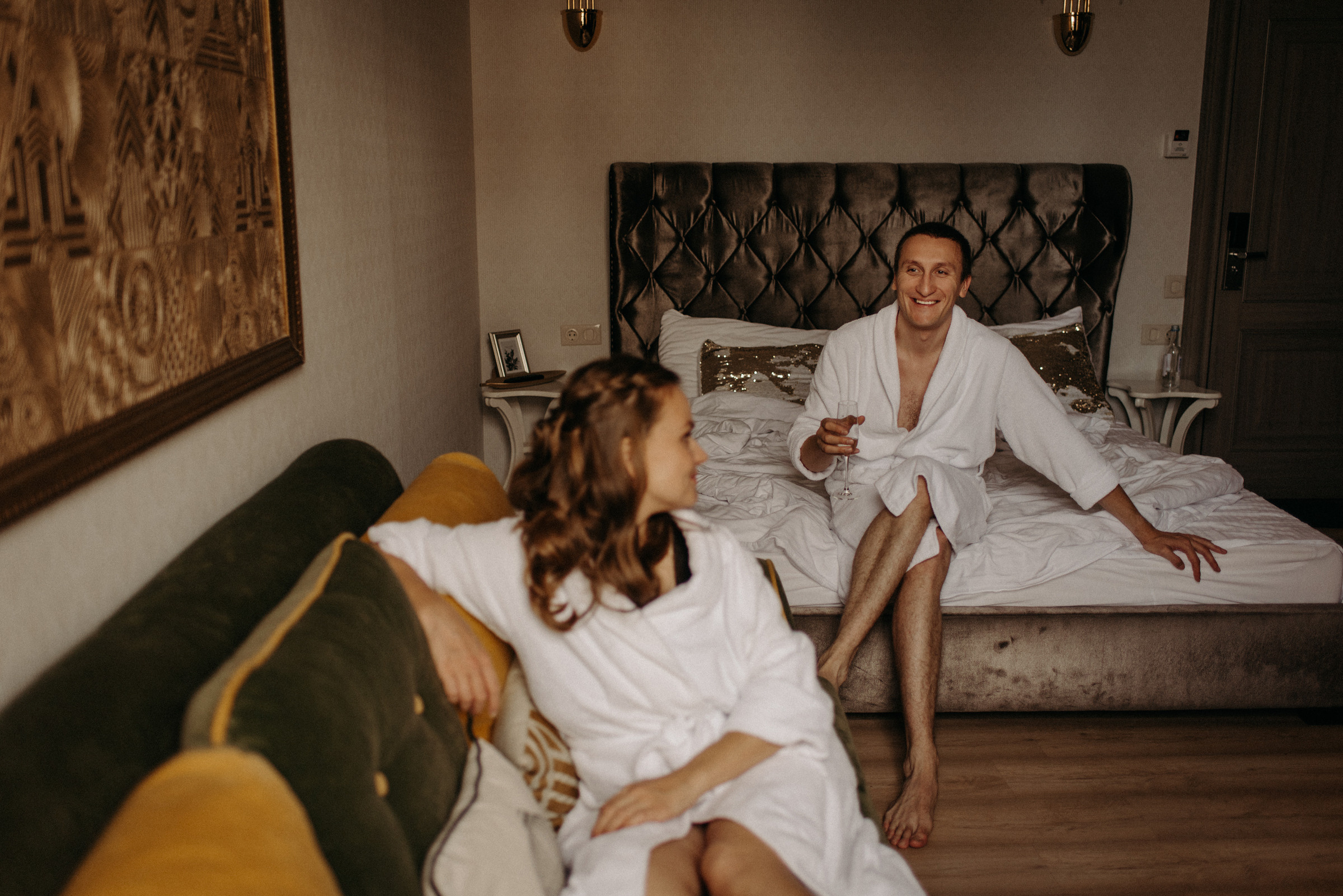 сборы невесты и жениха в отеле agent flat