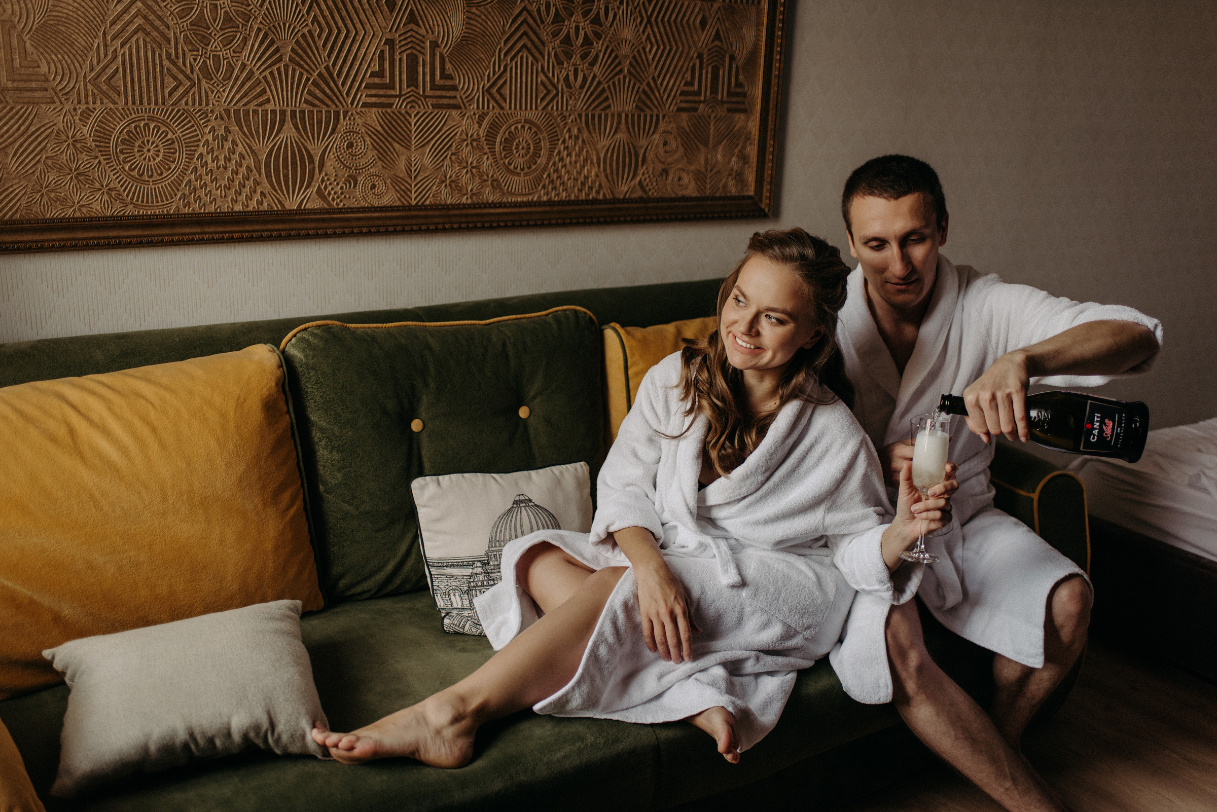 сборы невесты и жениха в отеле agent flat