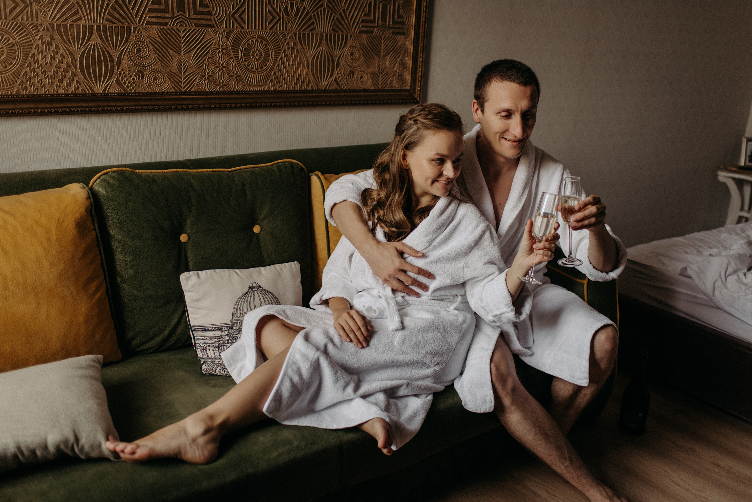 сборы невесты и жениха в отеле agent flat