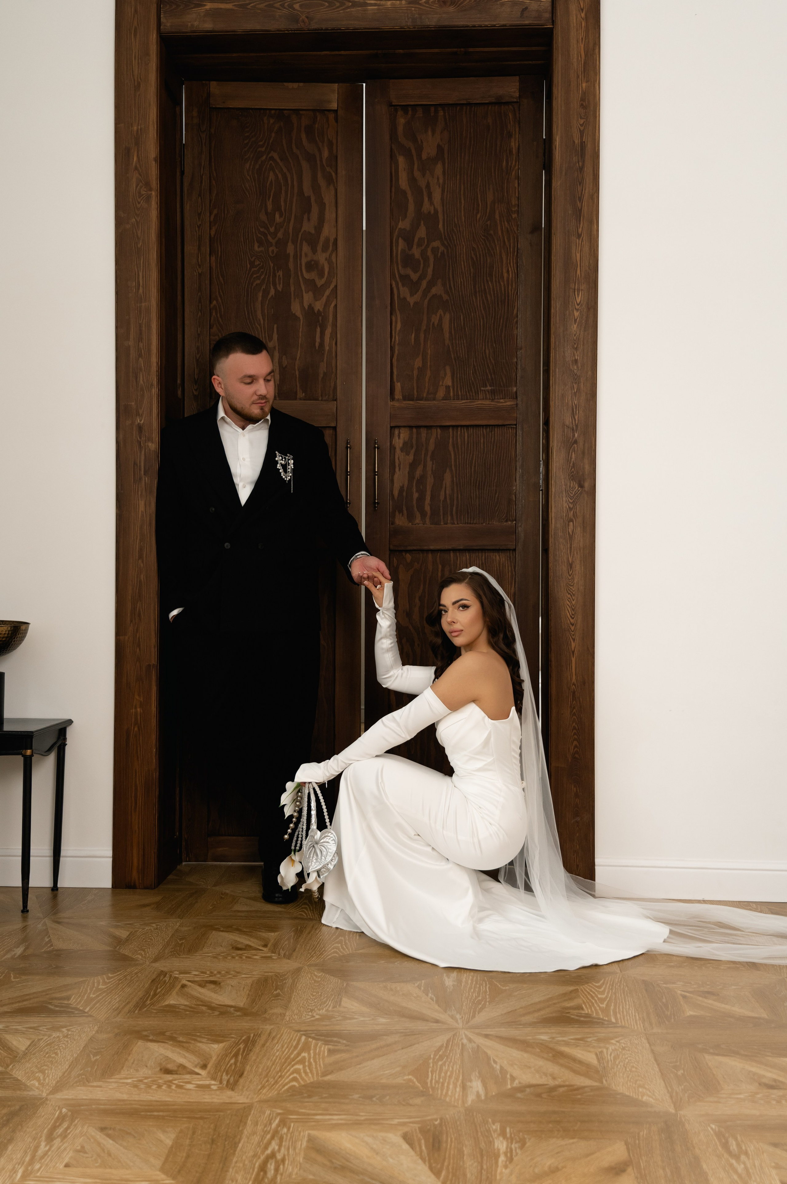 Свадебная фотосессия в студии. Свадебный и семейный фотограф в Краснодаре Алина Мельник