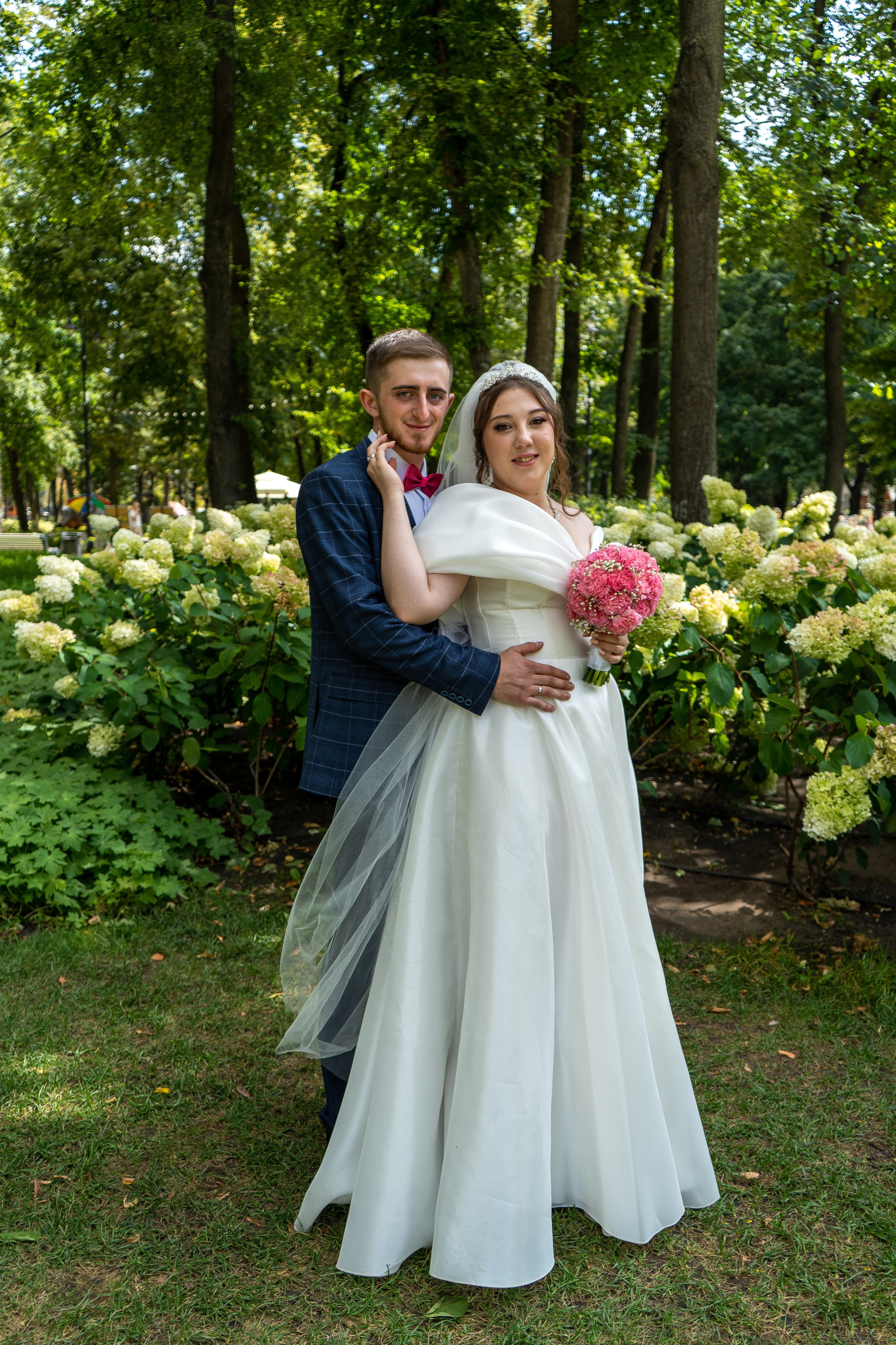 Жених и невеста в парке Орленок, фотограф Воронеж