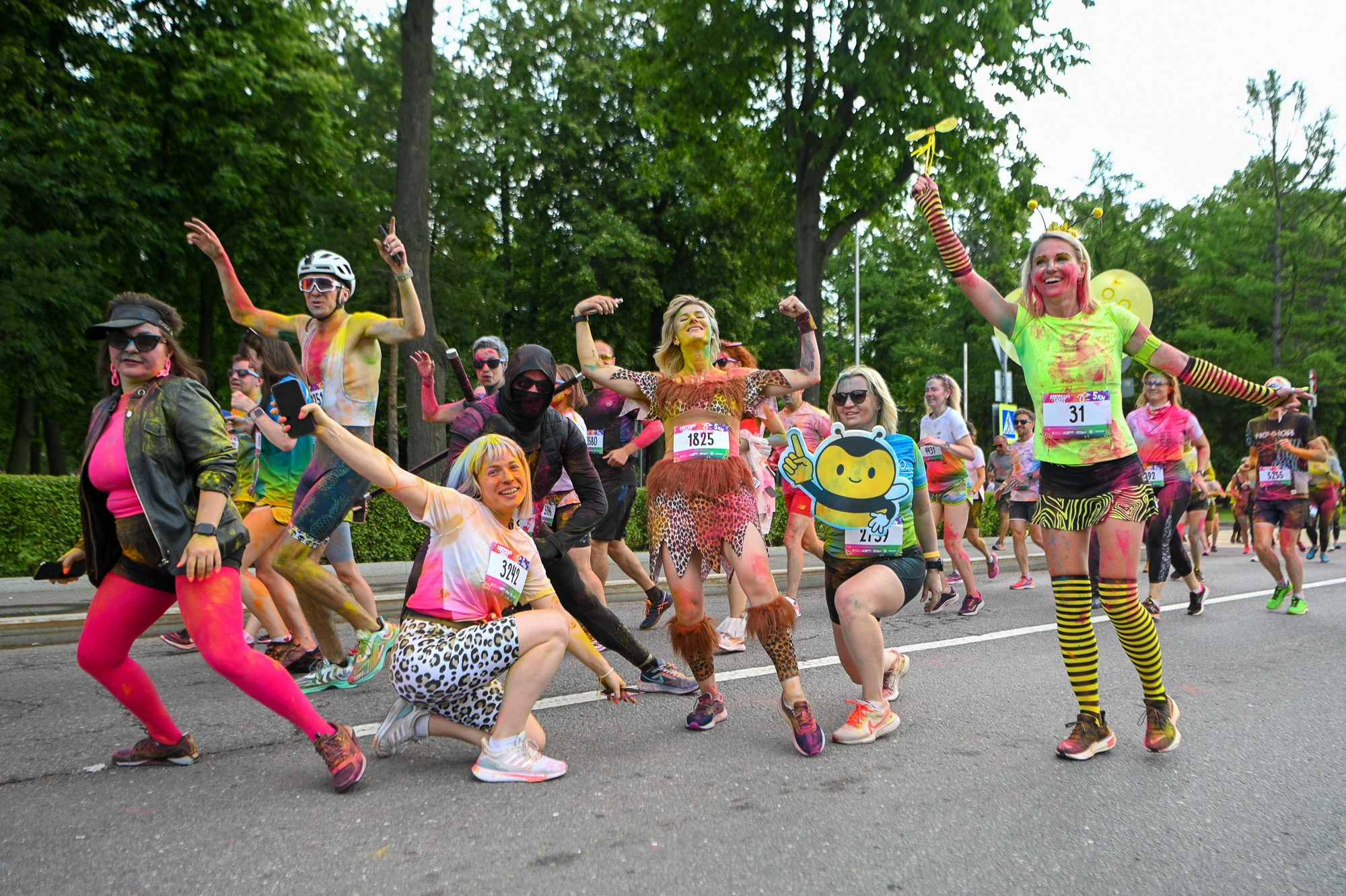 Красочный забег. Елена Дружинина. Спортивный и репортажный фотограф