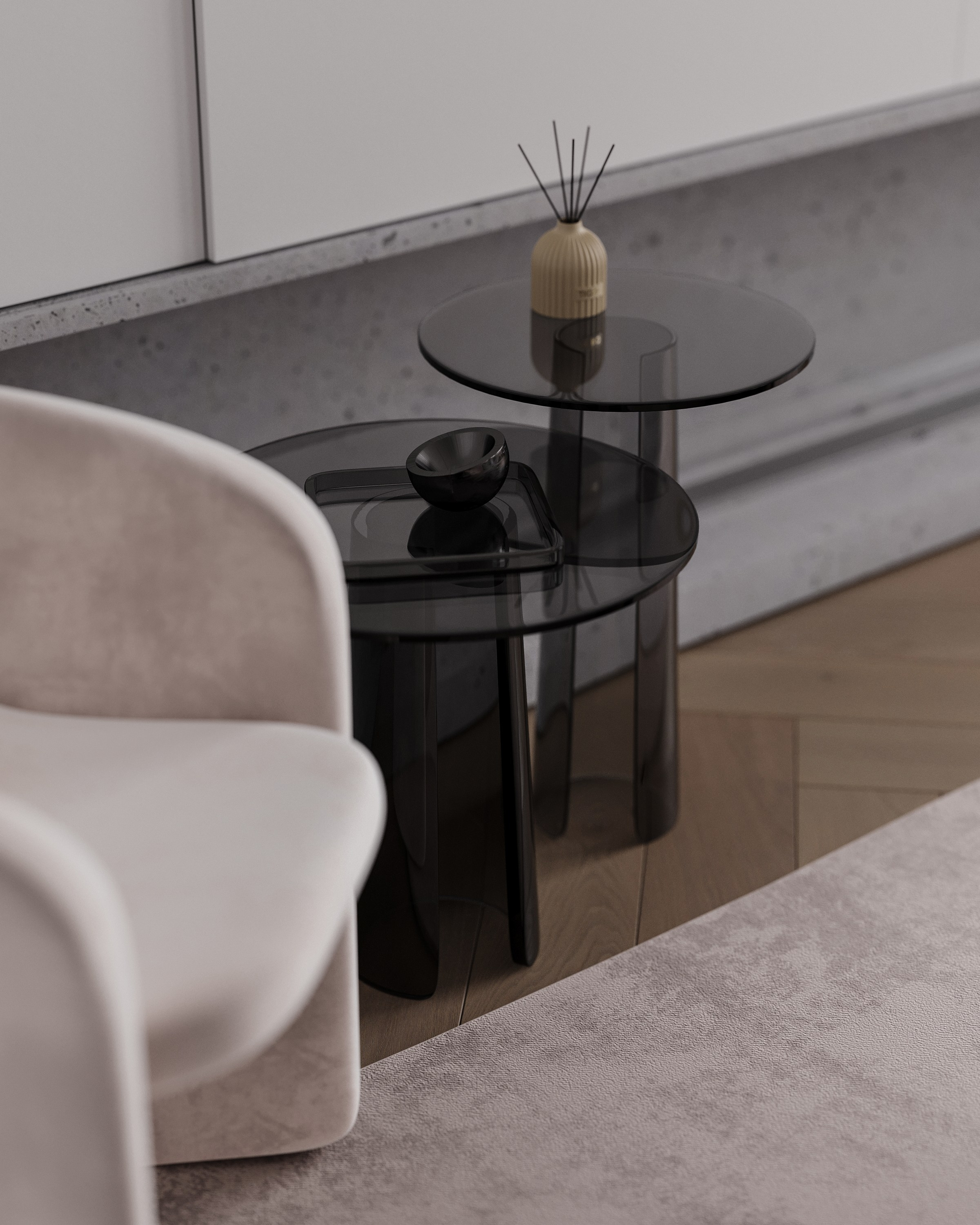 Living room. 3D визуализация интерьеров — Ирина