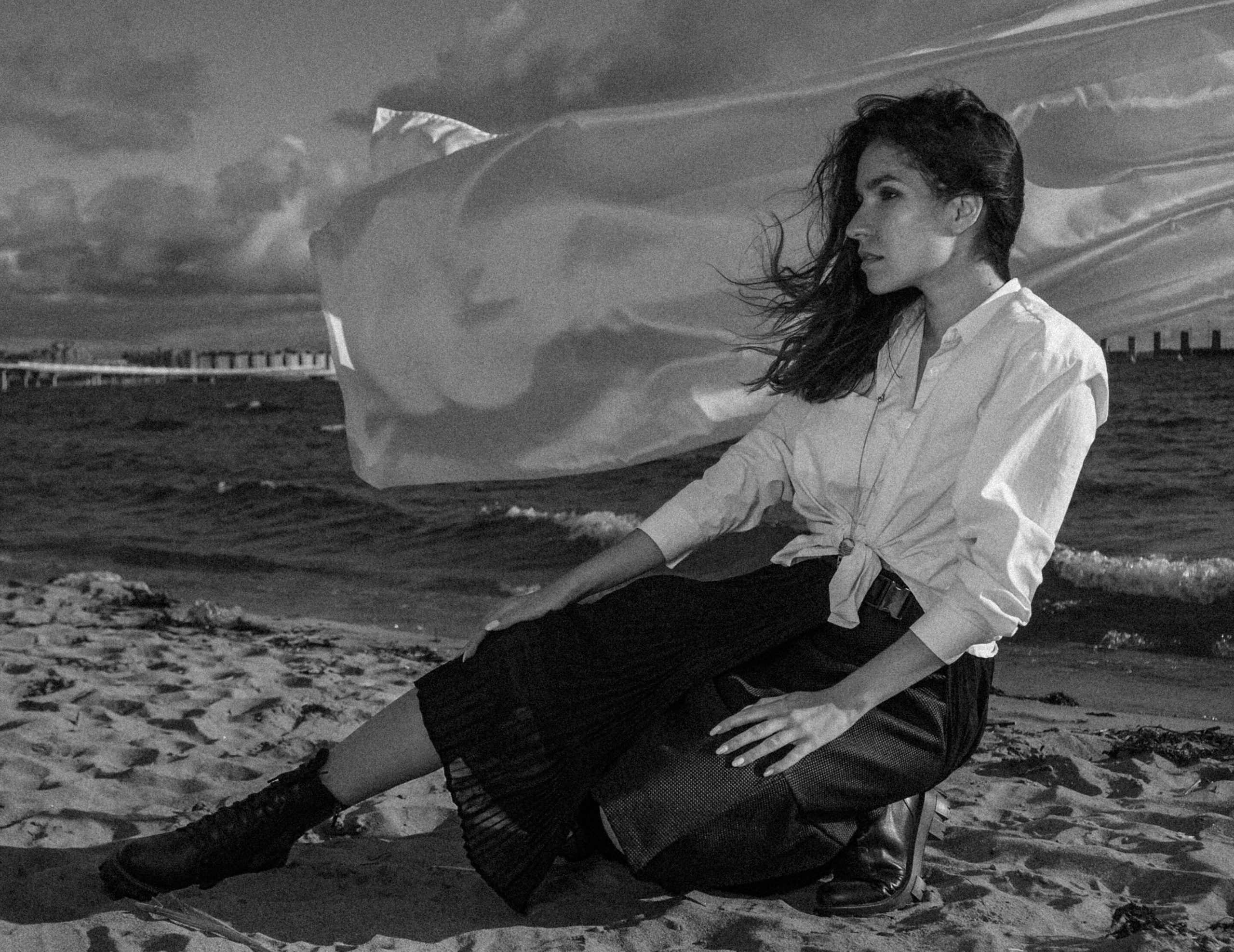 Бурерожденная — фотосессия на заливе. Алексей Панин — Креативный фотограф СПб