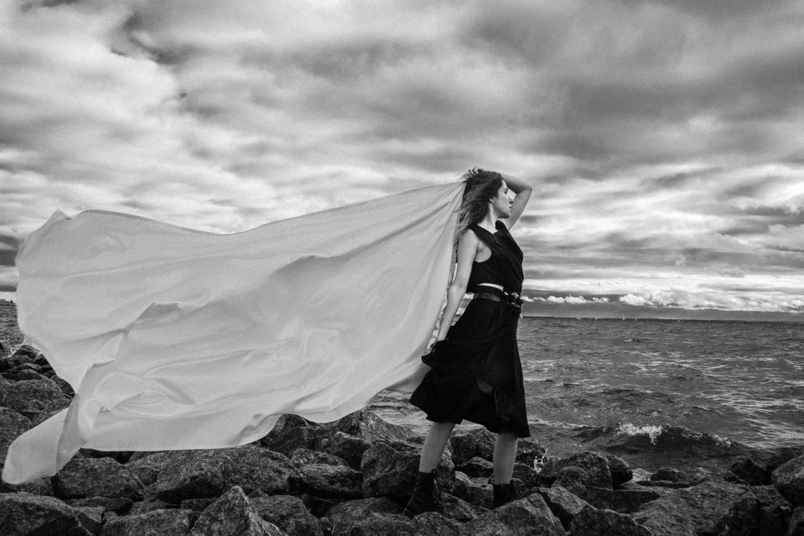 Бурерожденная — фотосессия на заливе. Алексей Панин — Креативный фотограф СПб