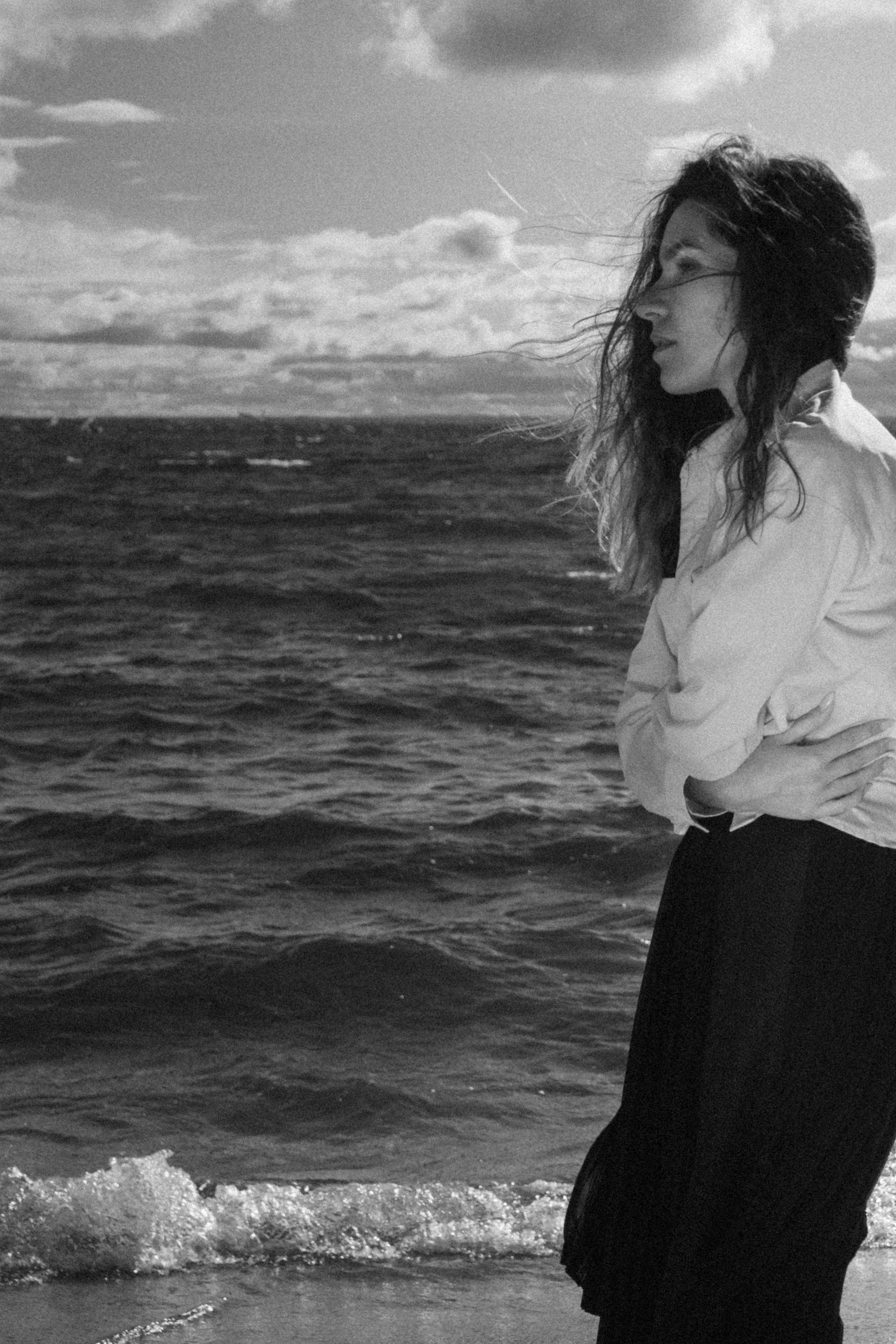 Бурерожденная — фотосессия на заливе. Алексей Панин — Креативный фотограф СПб