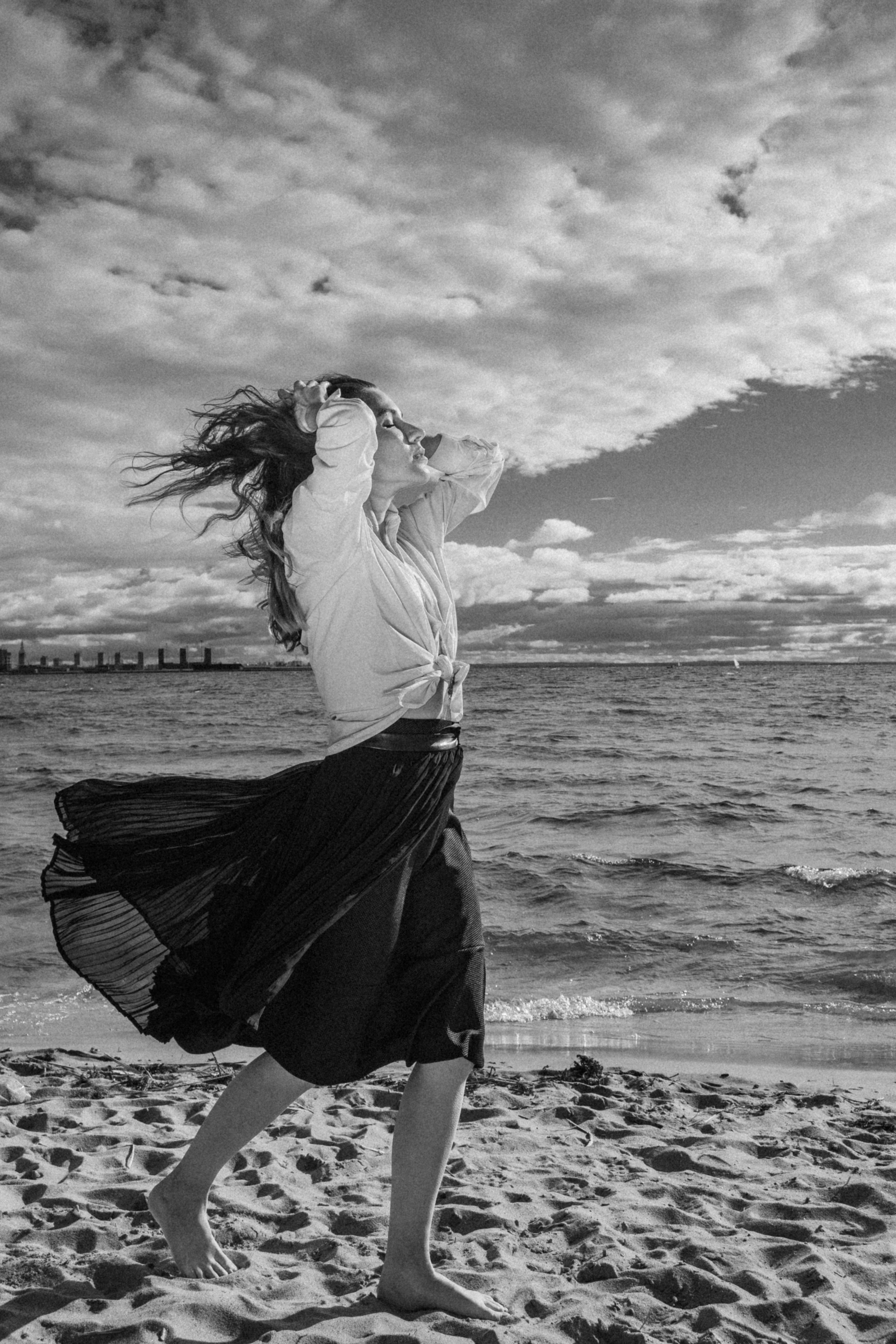 Бурерожденная — фотосессия на заливе. Алексей Панин — Креативный фотограф СПб