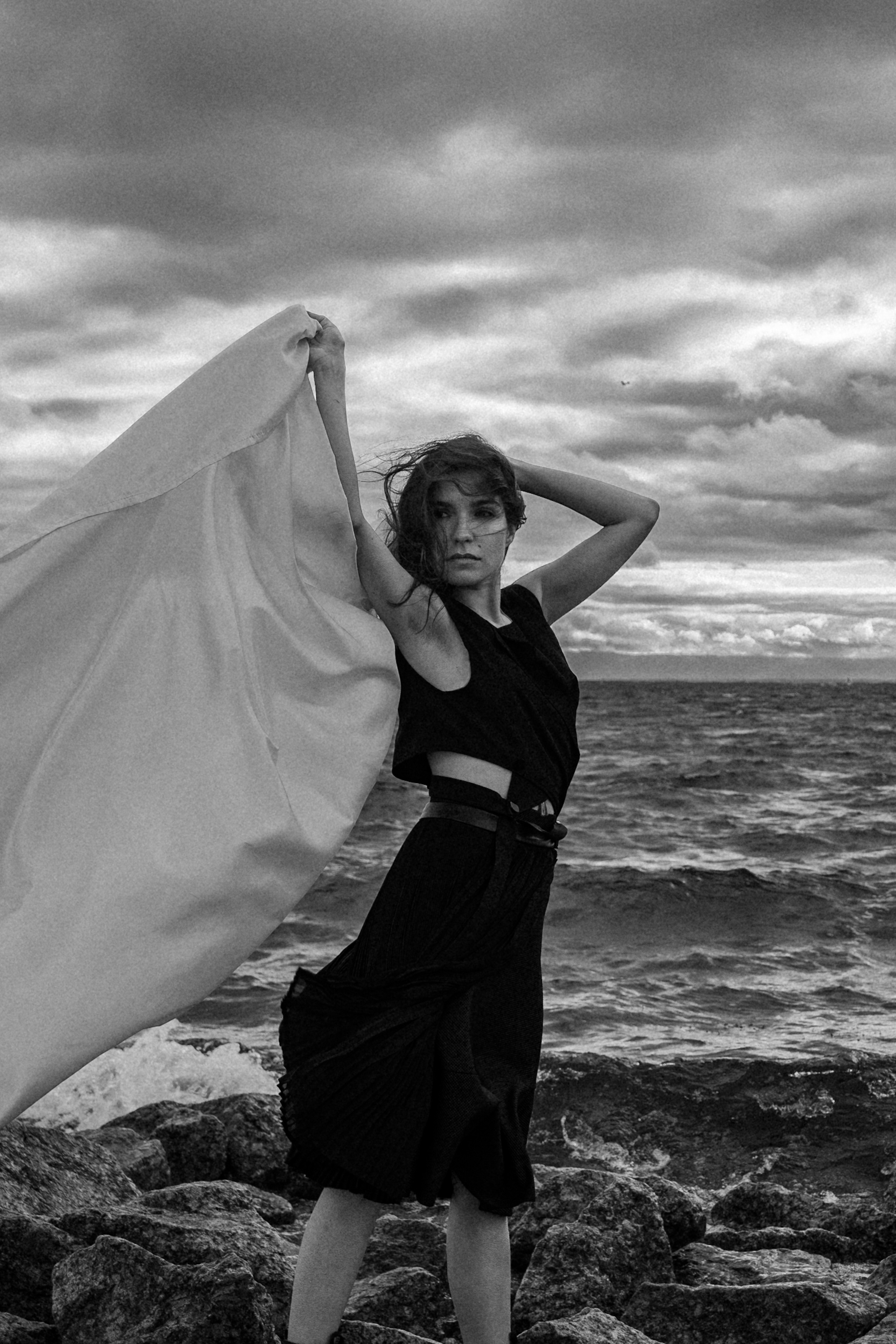 Бурерожденная — фотосессия на заливе. Алексей Панин — Креативный фотограф СПб