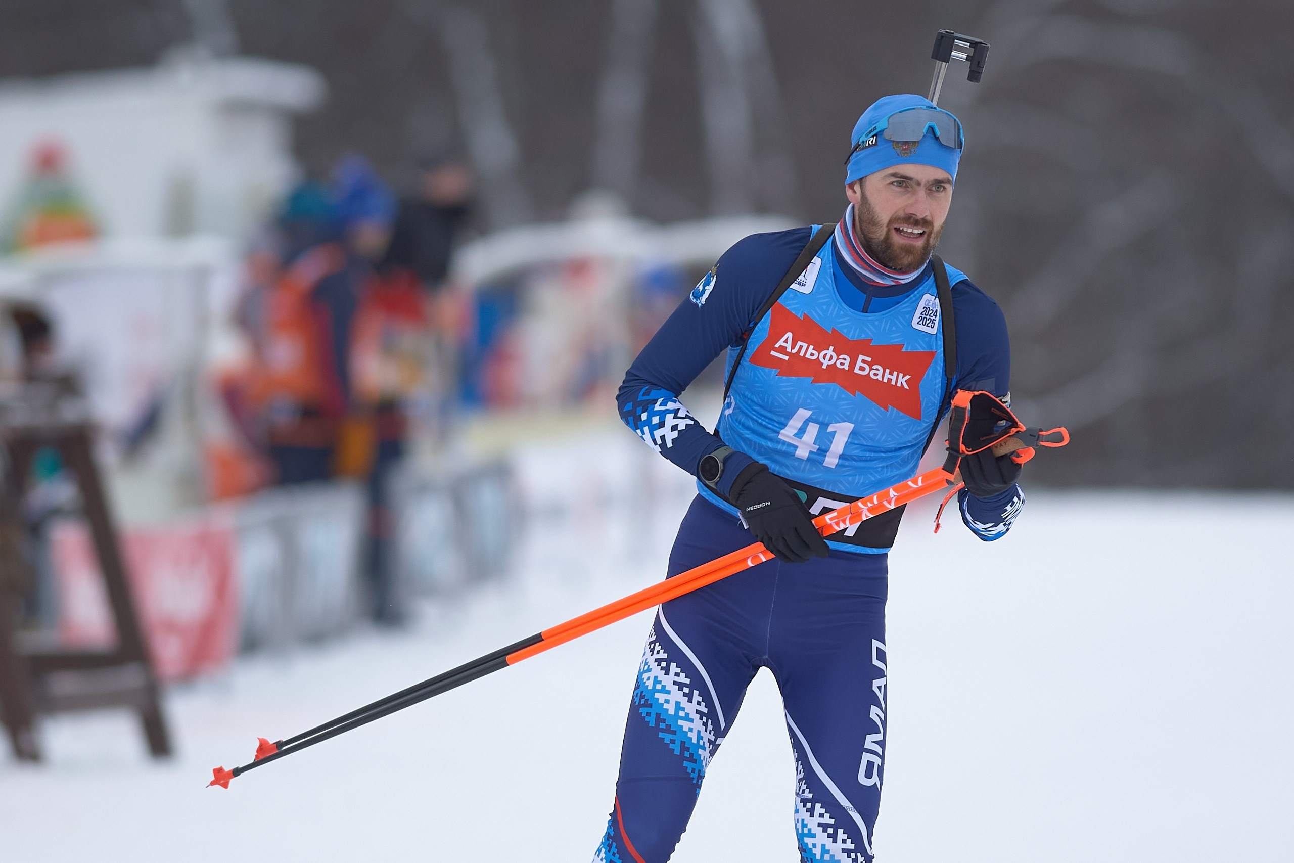 Биатлон. Чемпионат России — 2024/2025, 3-й этап, Ижевск. Ижевская винтовка. Спортивный репортажный фотограф в Ижевске Сергей Мерзляков