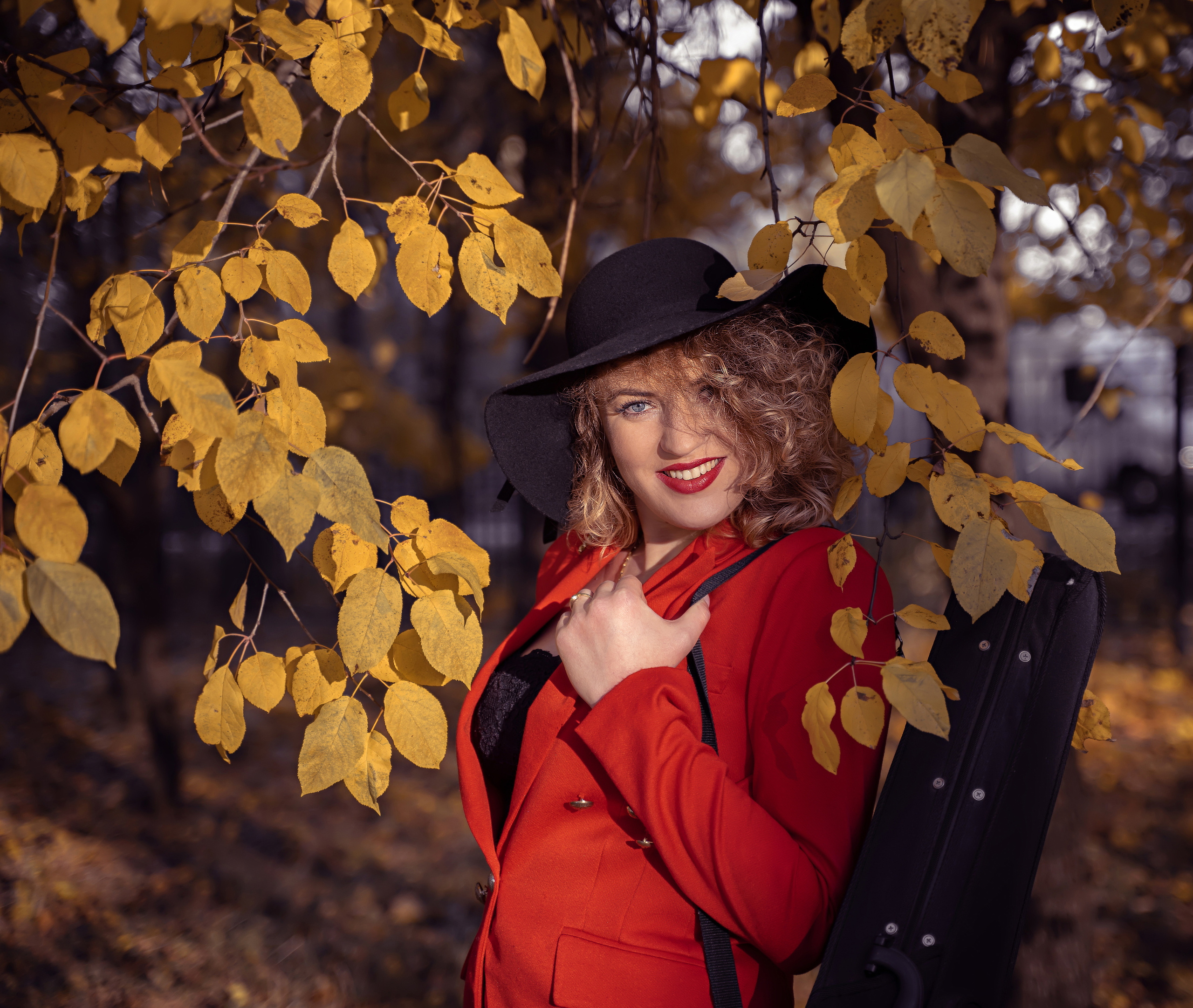 Фотосессия на природе, золотая осень. Фотограф Таганрог