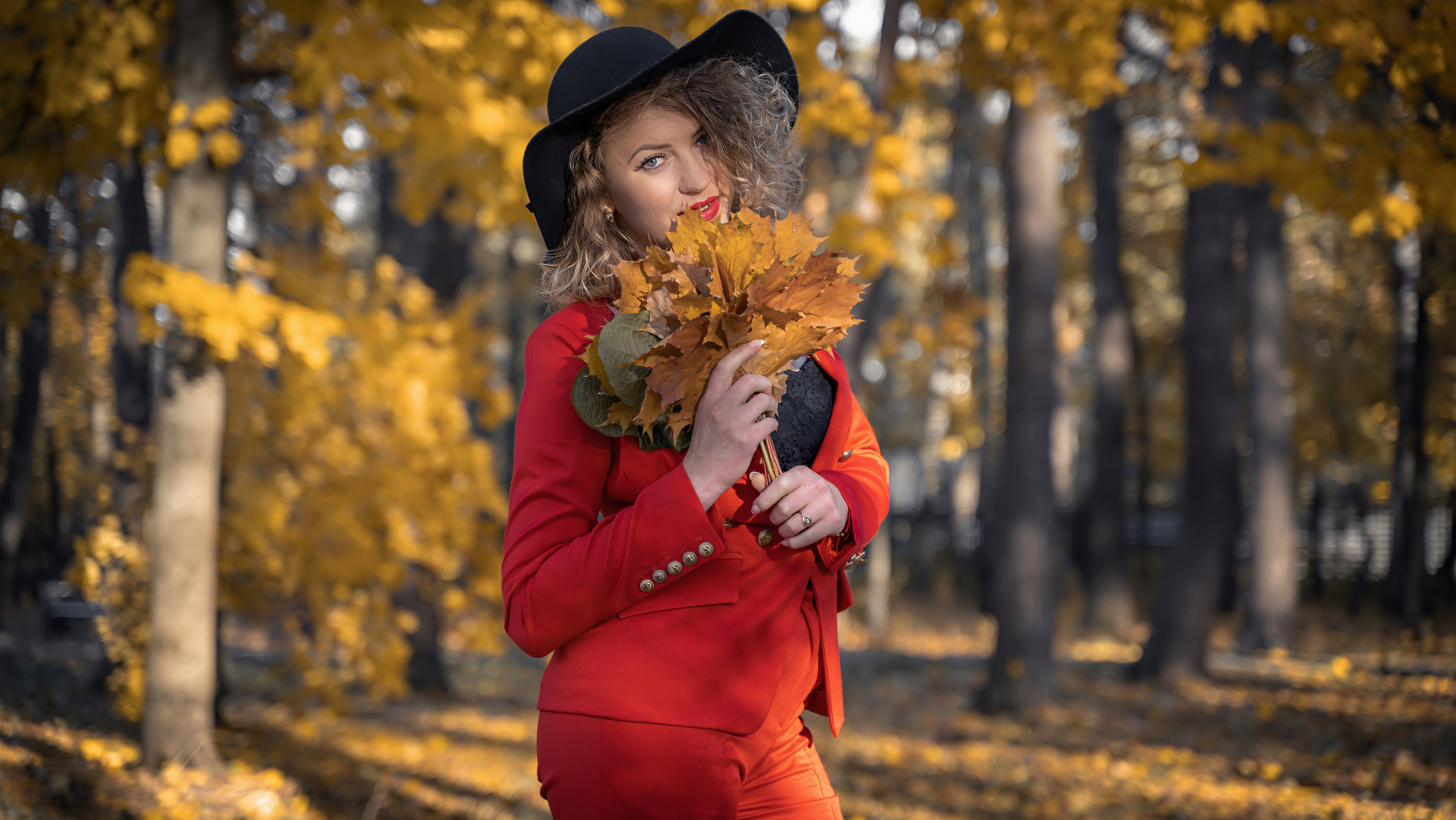 Фотосессия на природе, золотая осень. Фотограф Таганрог