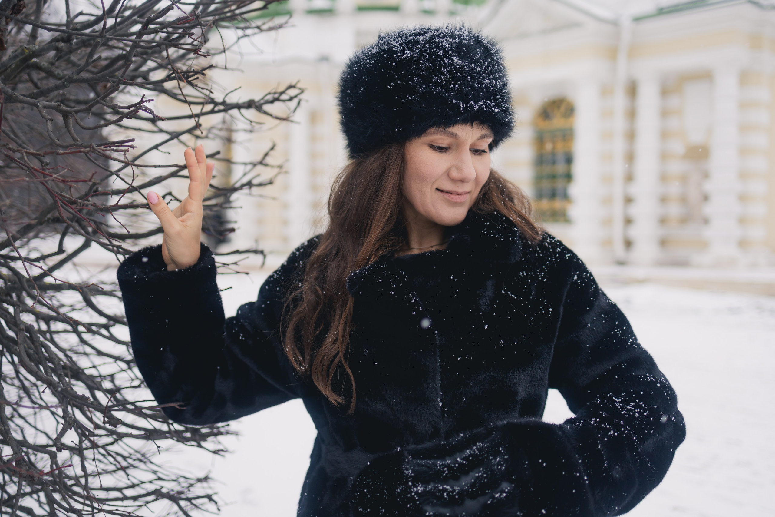 Прогулочная фотосессия с Татьяной в усадьбе Кусково