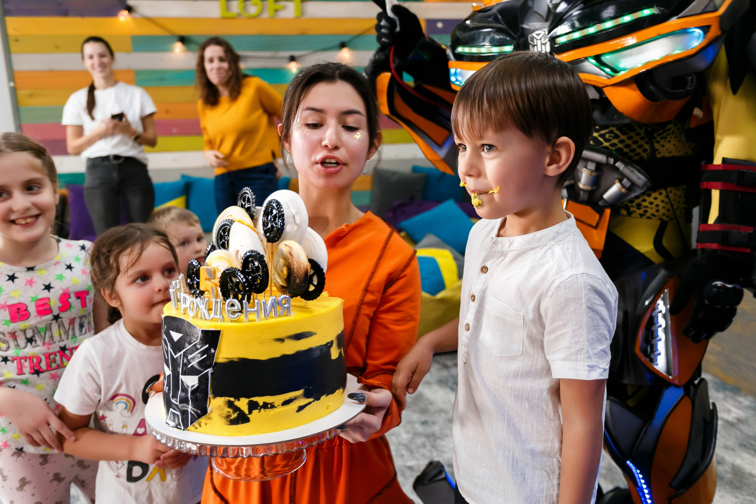 Лофт ДАКИ ДАК\ детский ДР. Фотограф в  г. Новосибирск