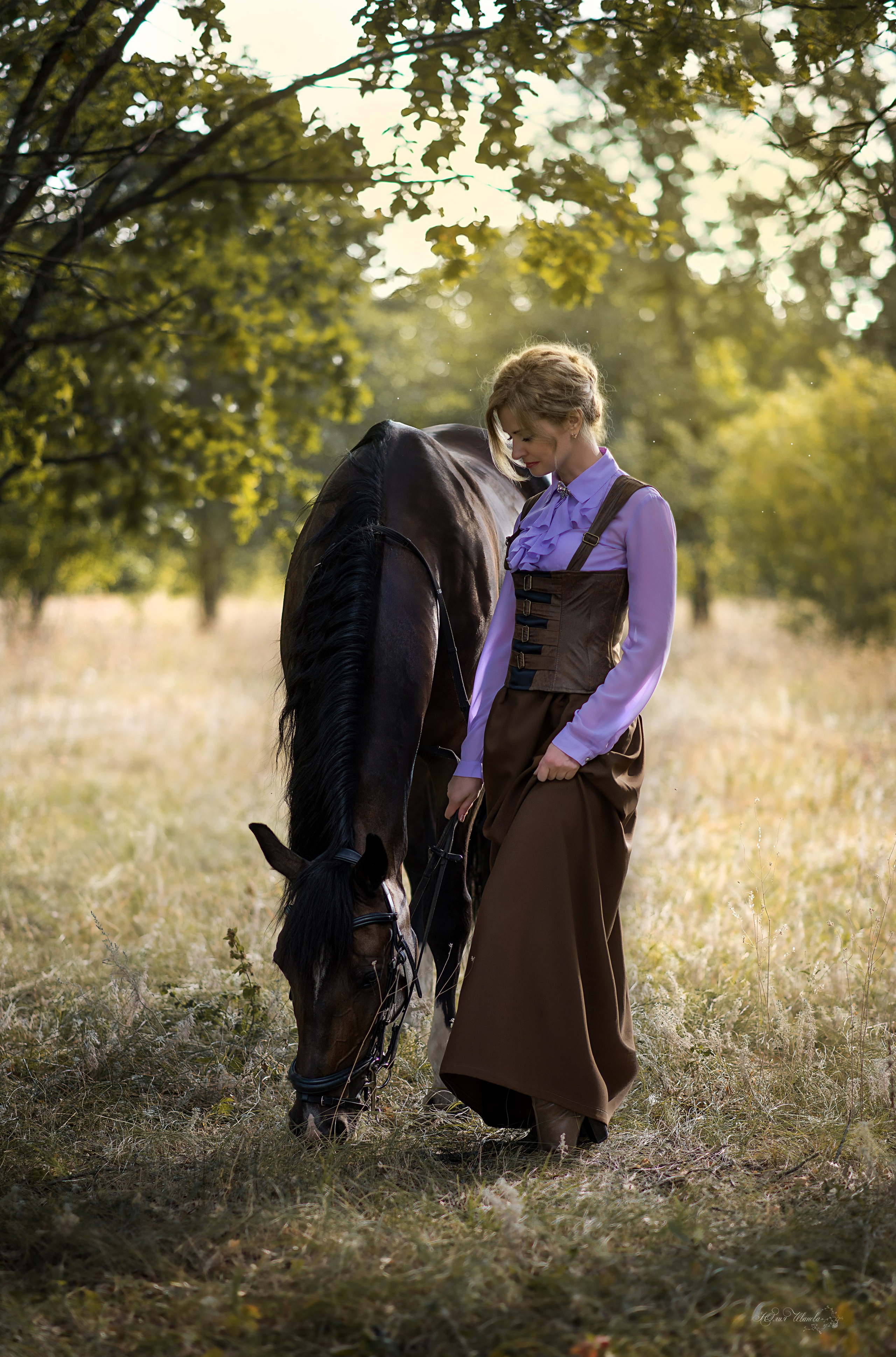 Наташа и Багрец. Конный фотограф в Саратове Юлия Иванова