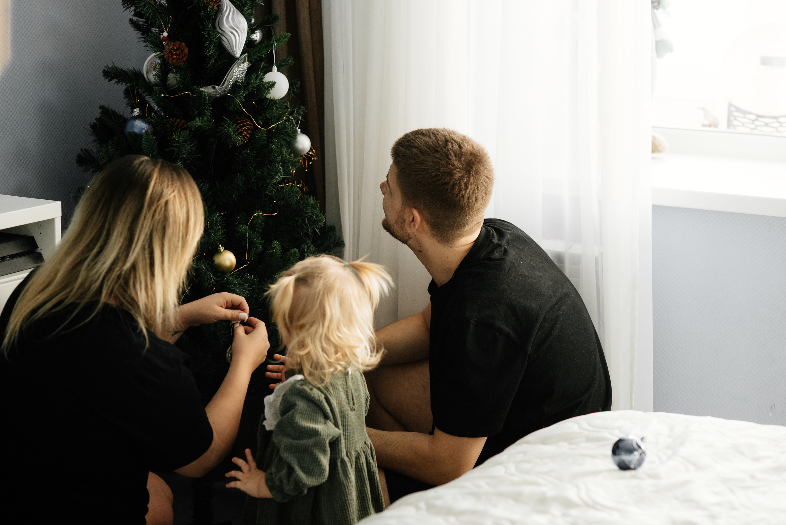 Лена Антон Алисочка и Федя. Семьи