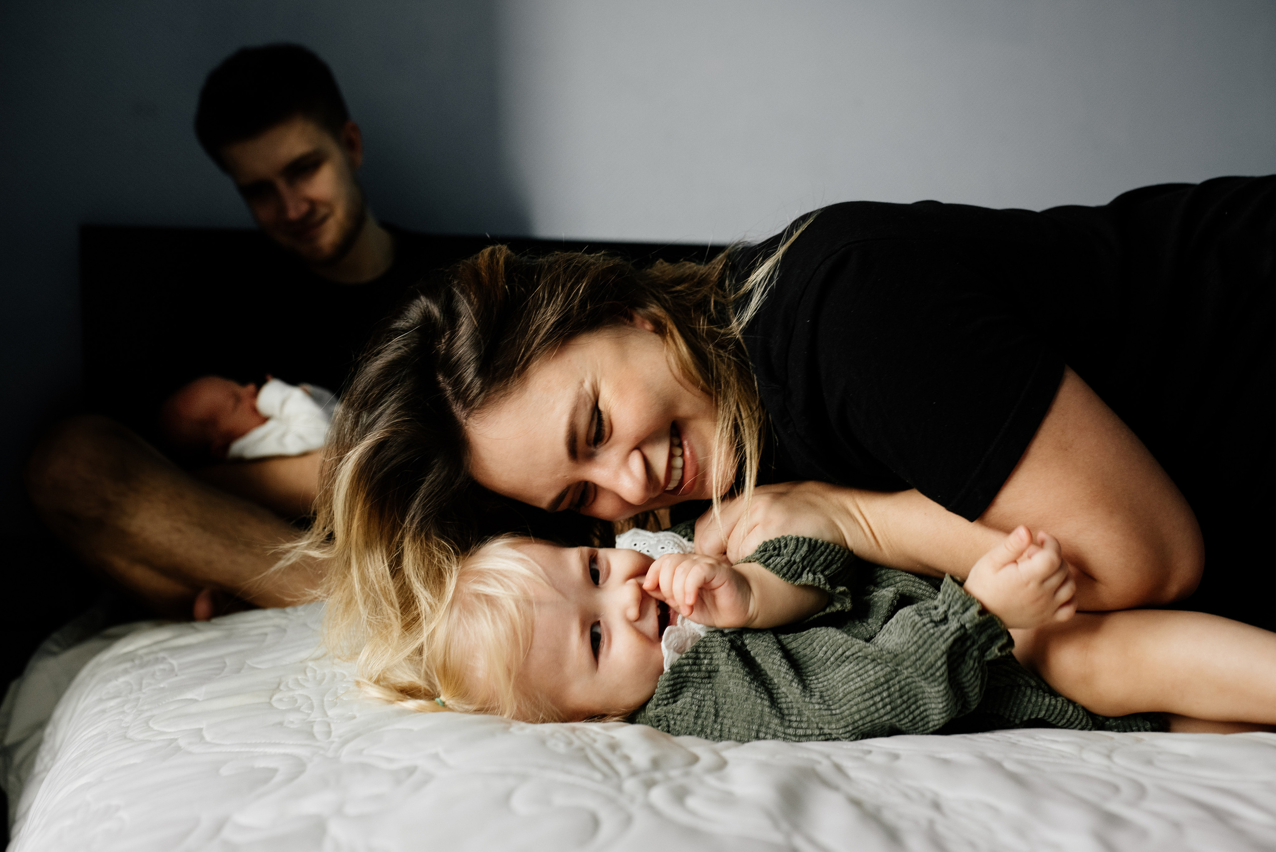 Лена Антон Алисочка и Федя. Семьи