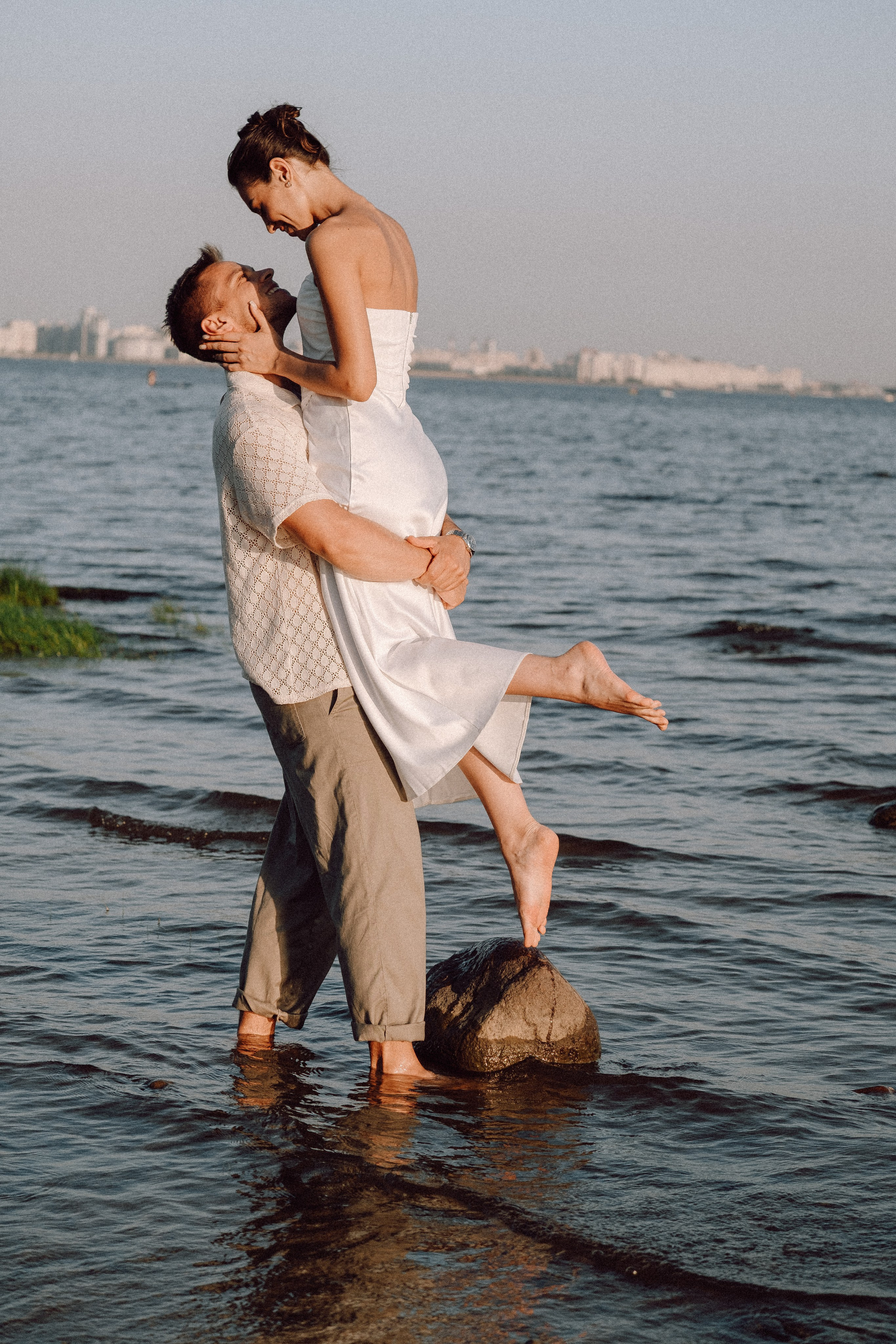 СВАДЕБНАЯ ФОТОСЕССИЯ ВЫЕЗДНОЙ ЦЕРЕМОНИИ (ФИНСКИЙ ЗАЛИВ). Профессиональный фотограф, Санкт-Петербург — Виктория Богомолова