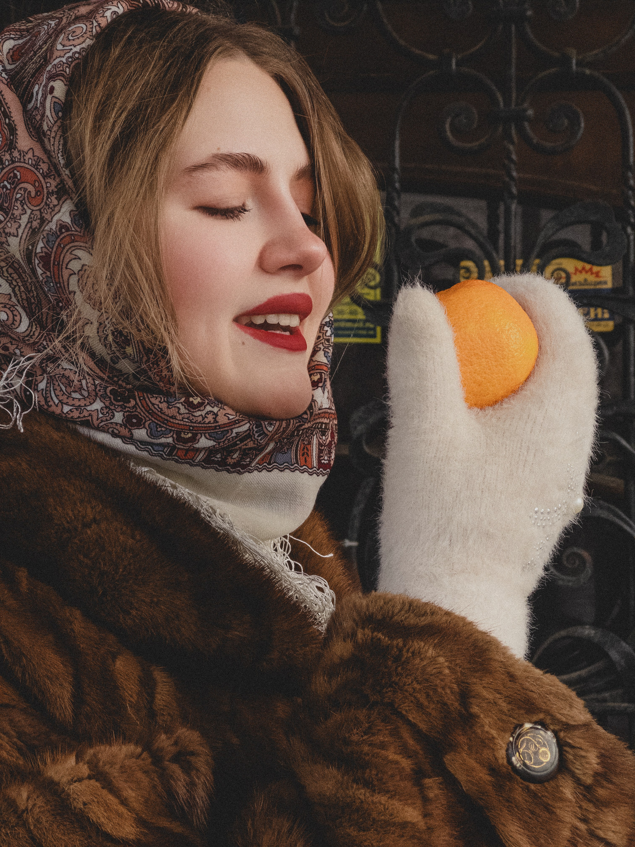 Соня | Звенит январская вьюга. Фотограф Барнаул Софья Бояринова