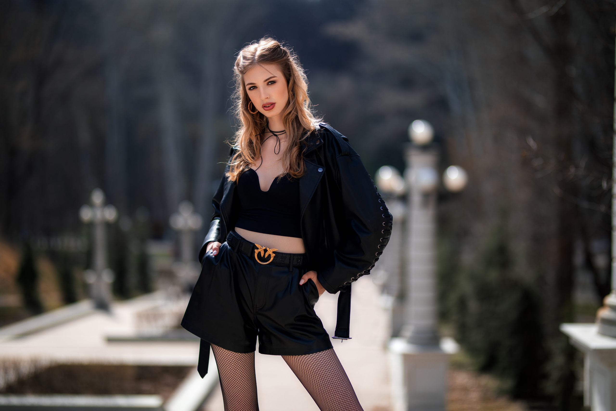 Фотосет с Ксенией на крыше высотного здания в формате для «себя»