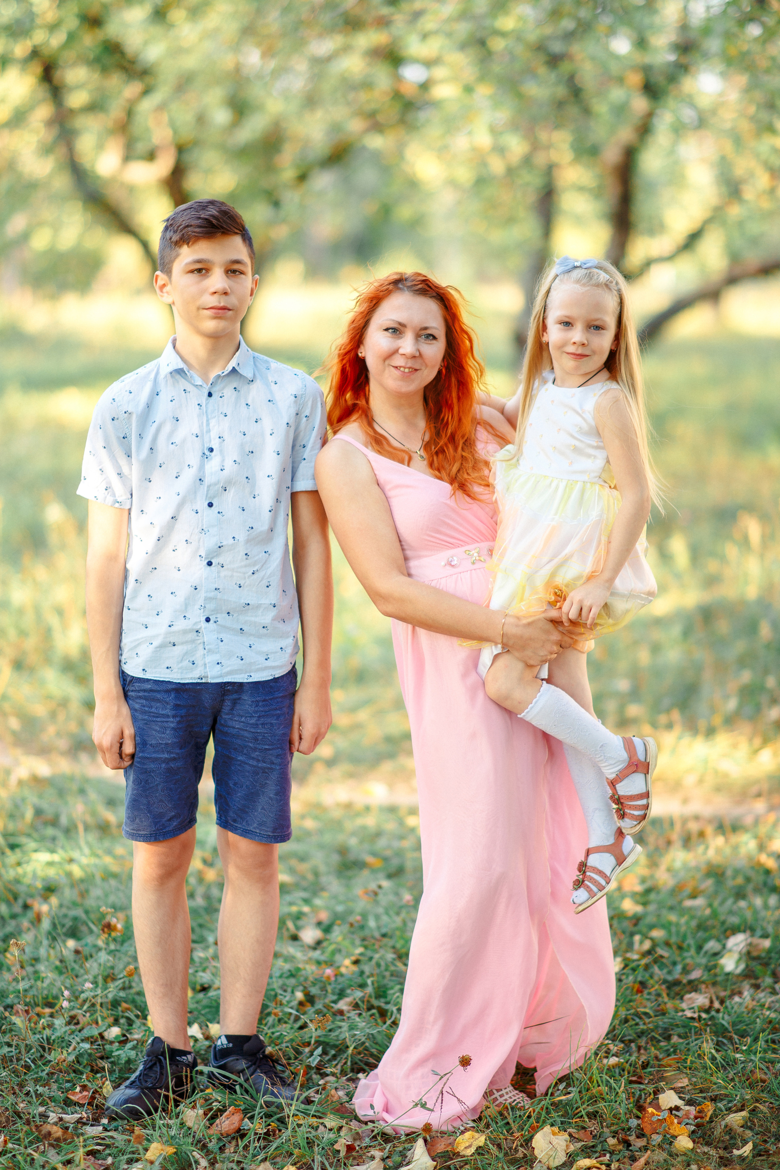 Мама с детьми, Катя, Кира и Илья. Свадебный и семейный фотограф Рязань. Дмитрий Волков