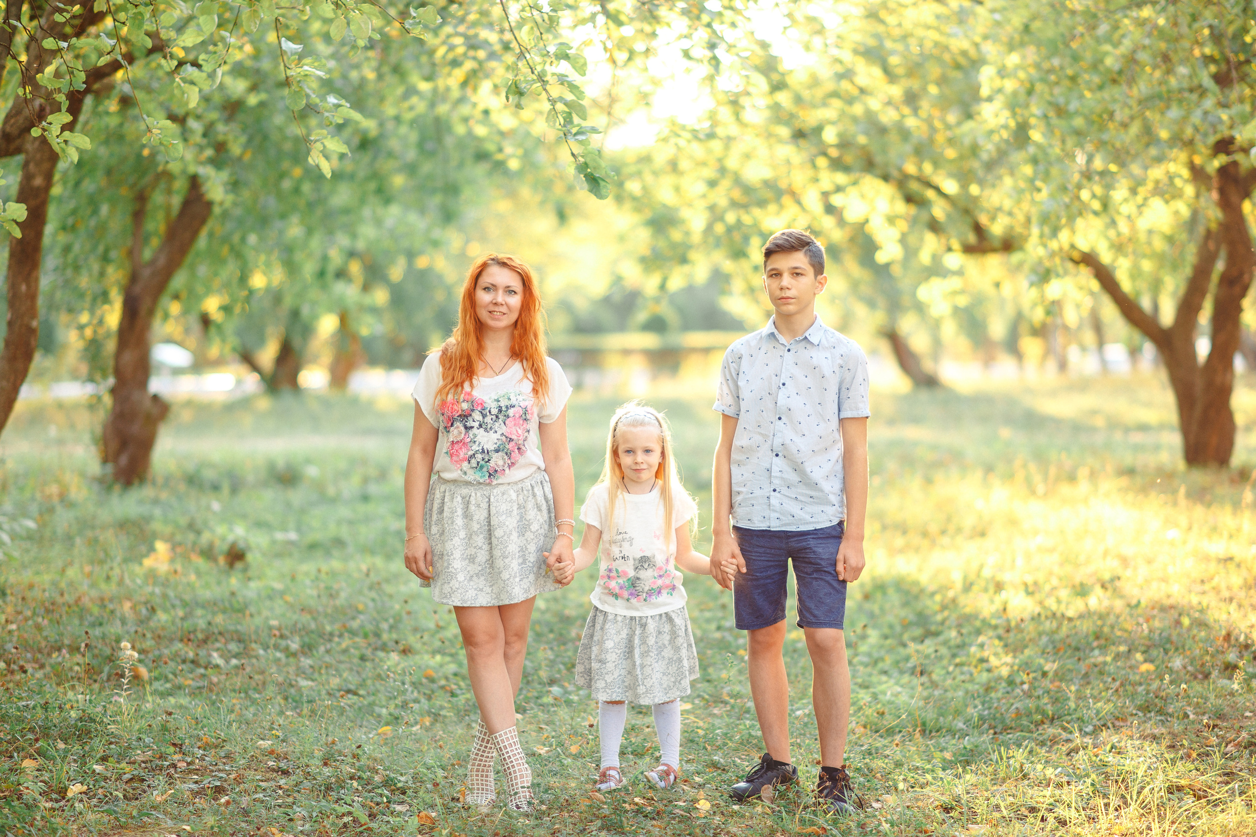 Мама с детьми, Катя, Кира и Илья. Свадебный и семейный фотограф Рязань. Дмитрий Волков