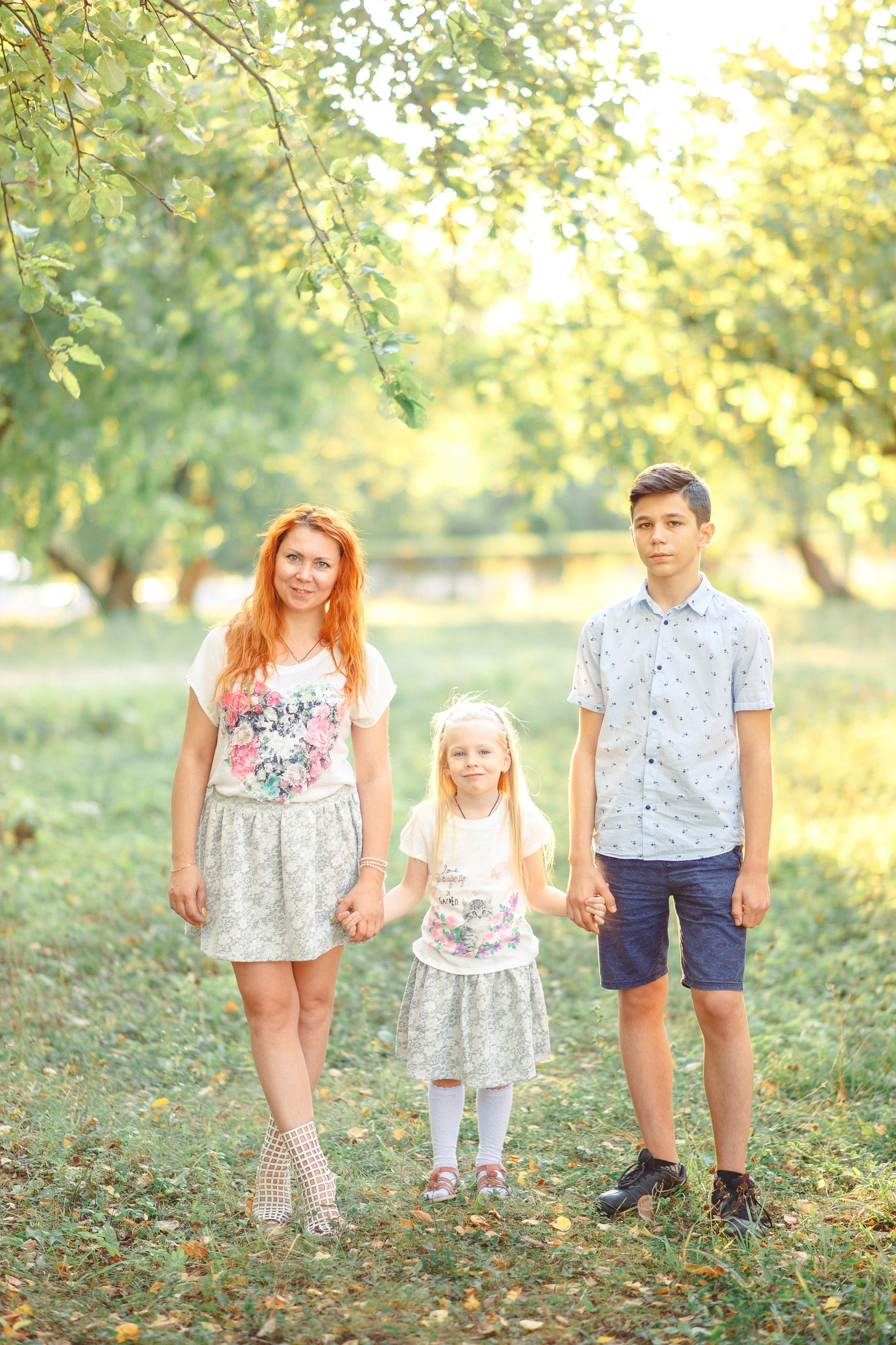 Мама с детьми, Катя, Кира и Илья. Свадебный и семейный фотограф Рязань. Дмитрий Волков