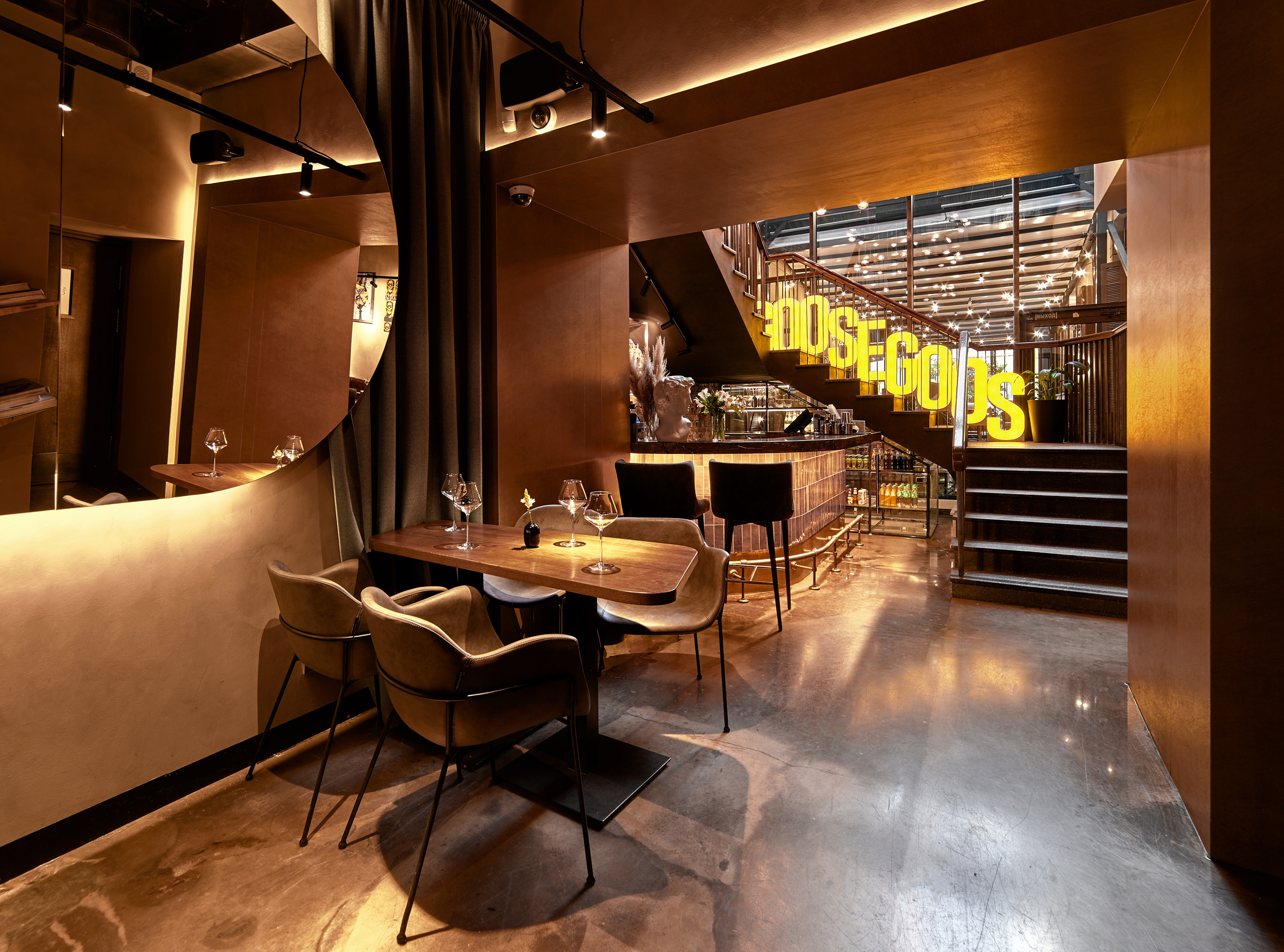 Ресторан Goose Goose. Интерьерный фотограф в Санкт-Петербурге и Москве