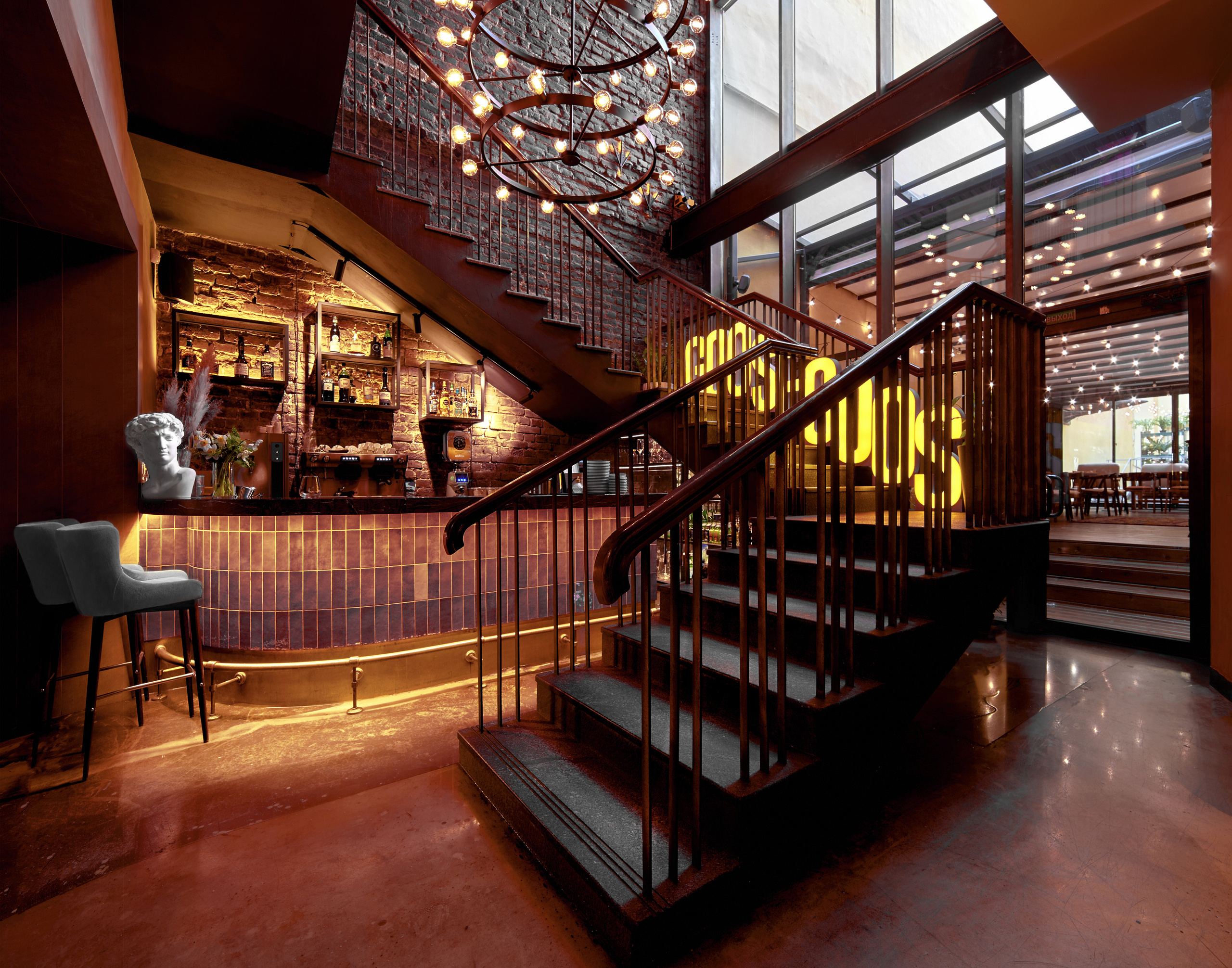 Ресторан Goose Goose. Интерьерный фотограф в Санкт-Петербурге и Москве