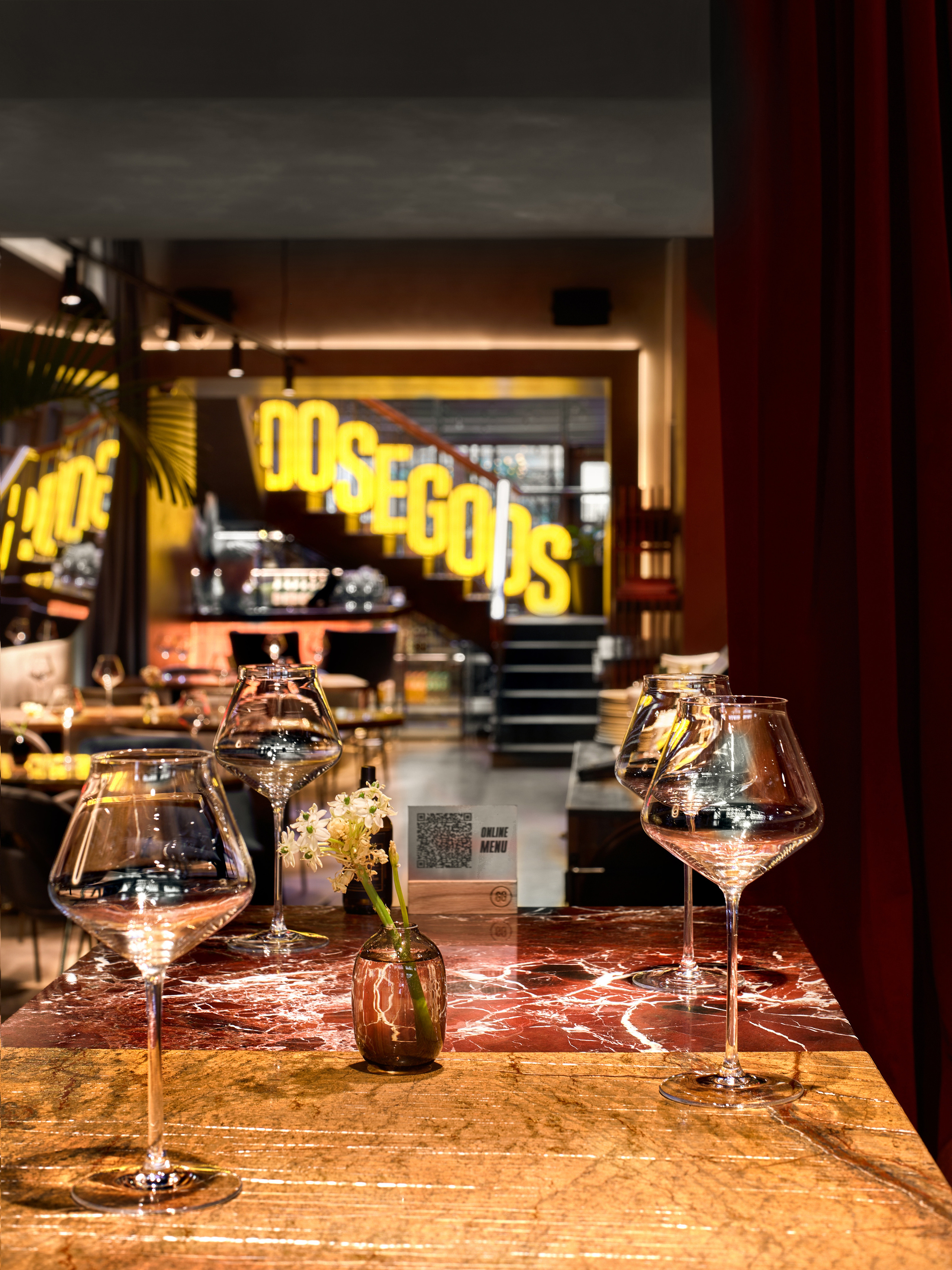 Ресторан Goose Goose. Интерьерный фотограф в Санкт-Петербурге и Москве