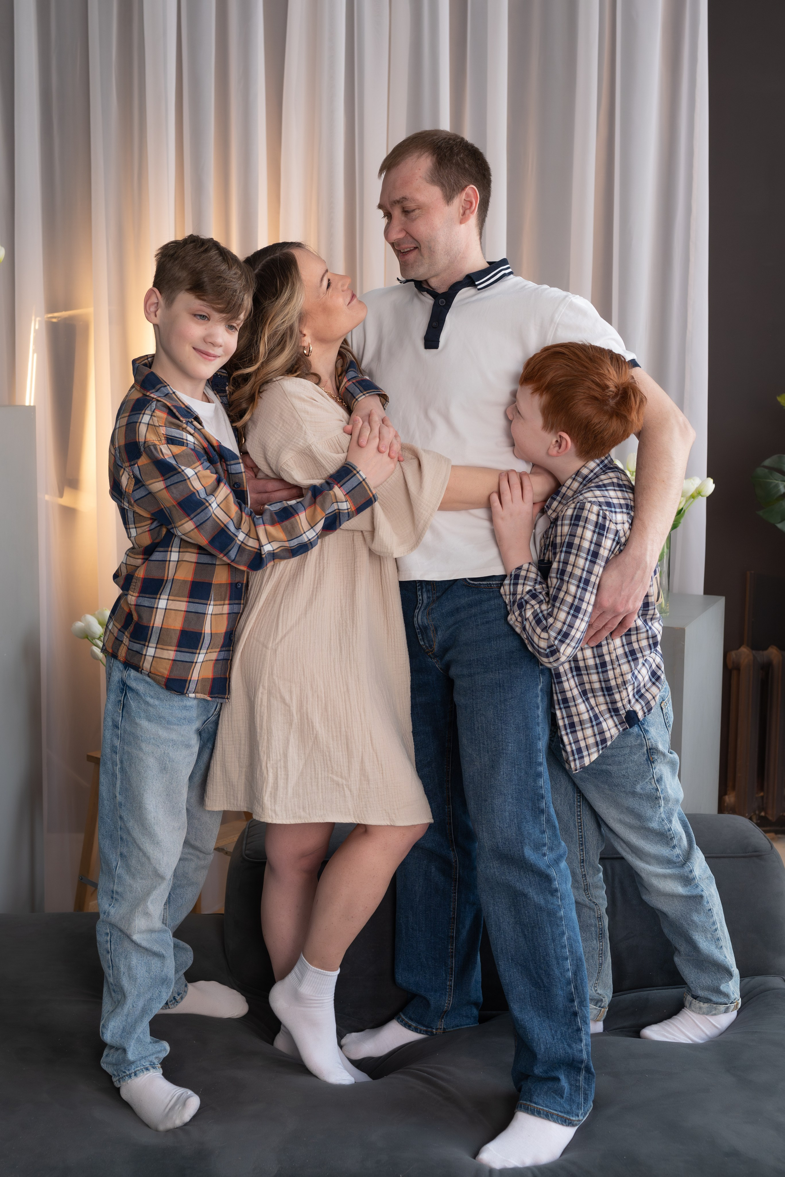 Анна и её семья. Светлана Агалакова Фотограф