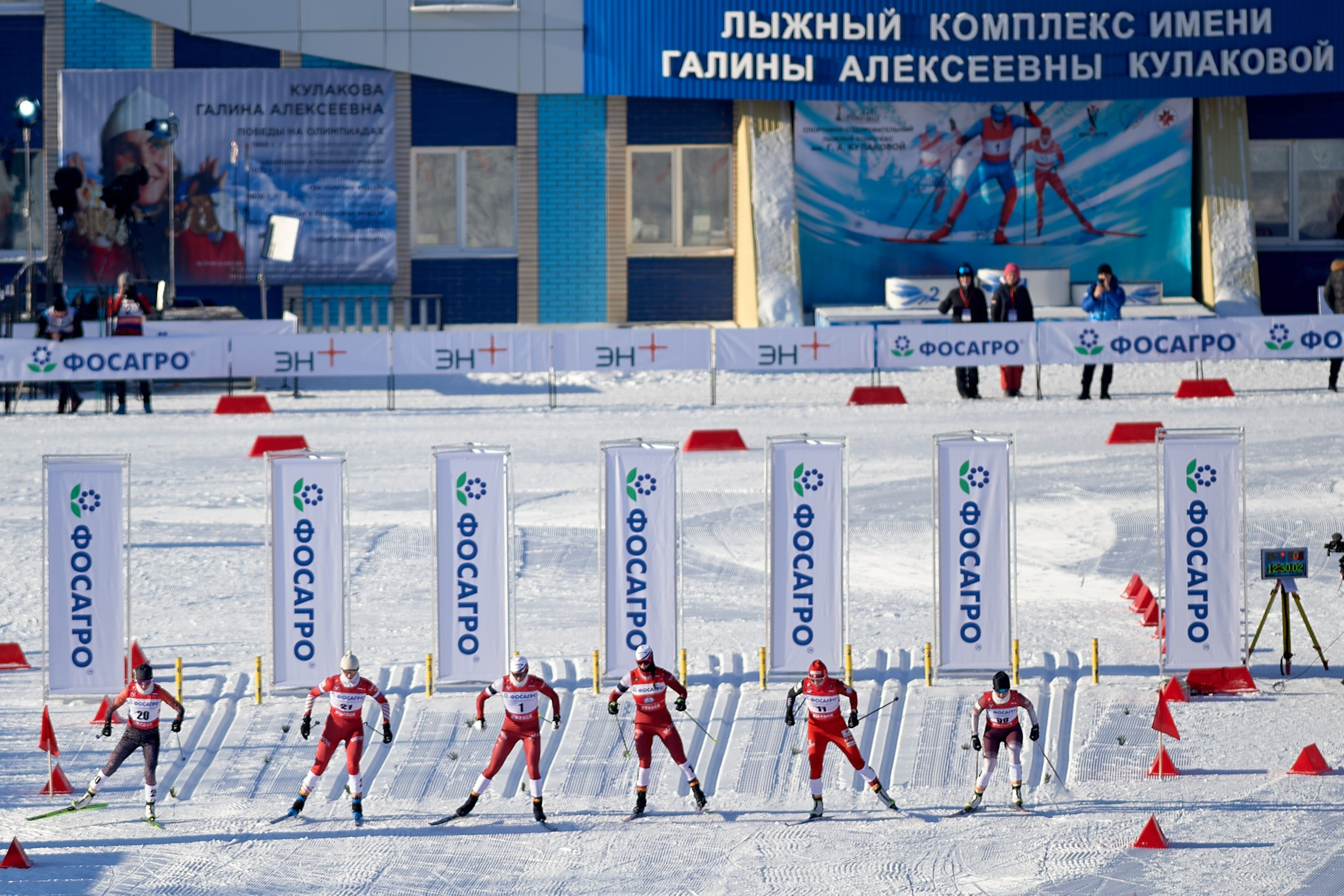 VI этап ФосАгро Кубка России по лыжным гонкам. Спринт. Ижевск 25.01.2025. Спортивный репортажный фотограф в Ижевске Сергей Мерзляков