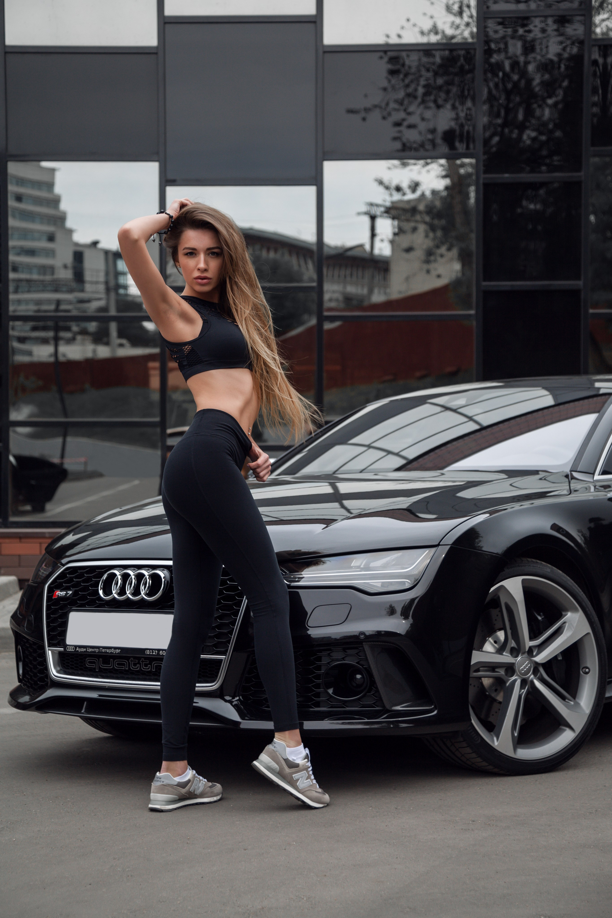 Audi RS7 x Daria. Базилев Александр | Фотограф, Москва