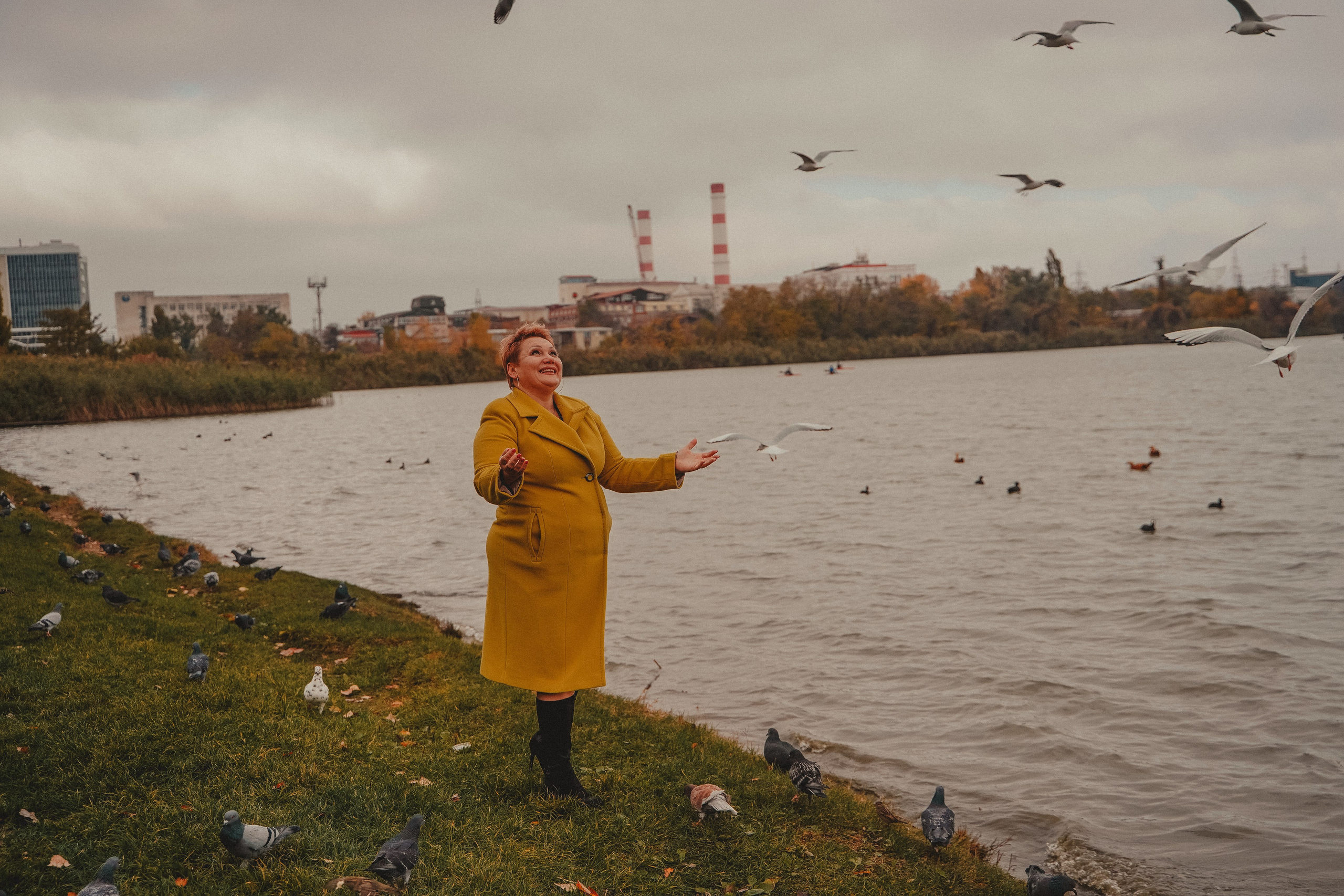 Фотосессия большой семьи в парке. Семейный и женский фотограф в Краснодаре Анастасия Приймак
